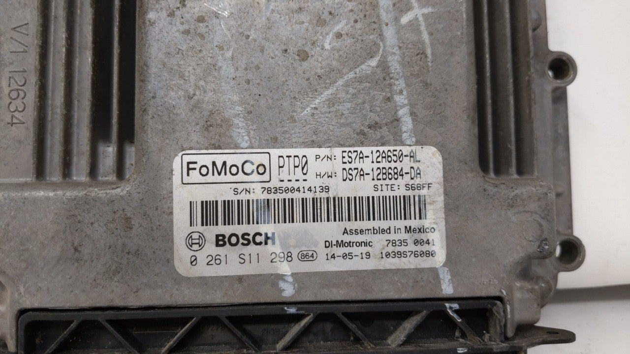 2014-2016 Ford Fusion PCM Engine Control Computer ECU ECM PCU OEM P/N:ES7A-12A650-RD ES7A-12A650-EK Fits Fits 2014 2015 2016