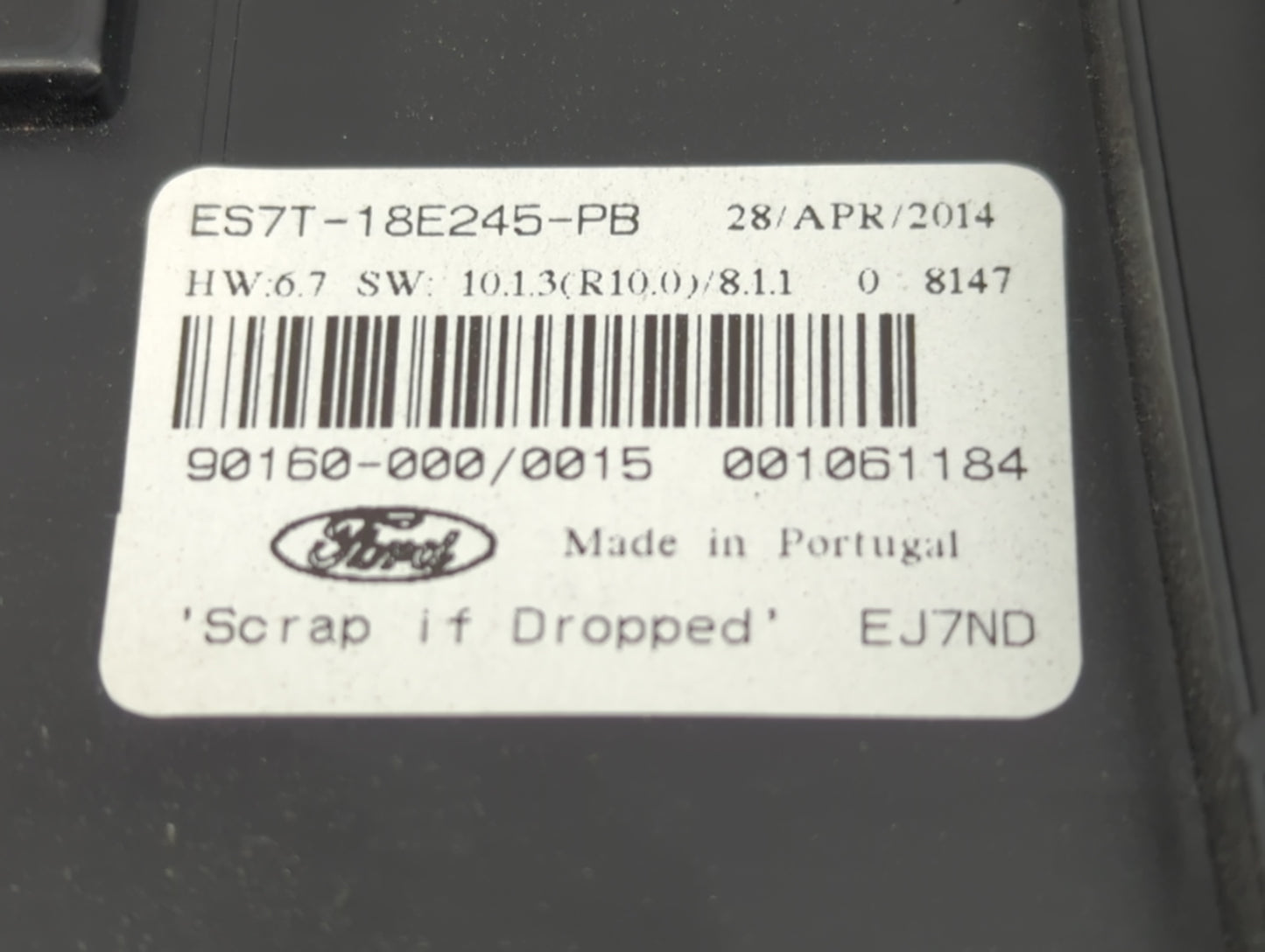 2014 Ford Fusion Radio AM FM Cd Player Receiver Replacement P/N:ES7T-18E245-PB Fits OEM Used Auto Parts - Oemusedautoparts1.