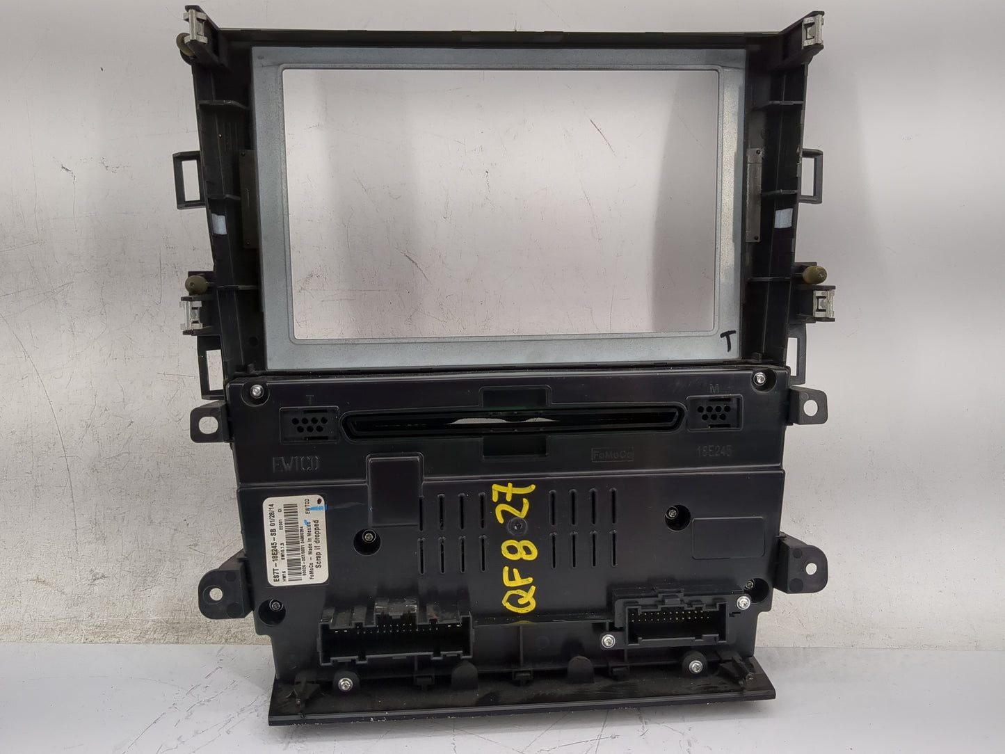 2014-2015 Ford Fusion Radio AM FM Cd Player Receiver Replacement P/N:ES7T-18E245-SB Fits Fits 2014 2015 OEM Used Auto Parts 