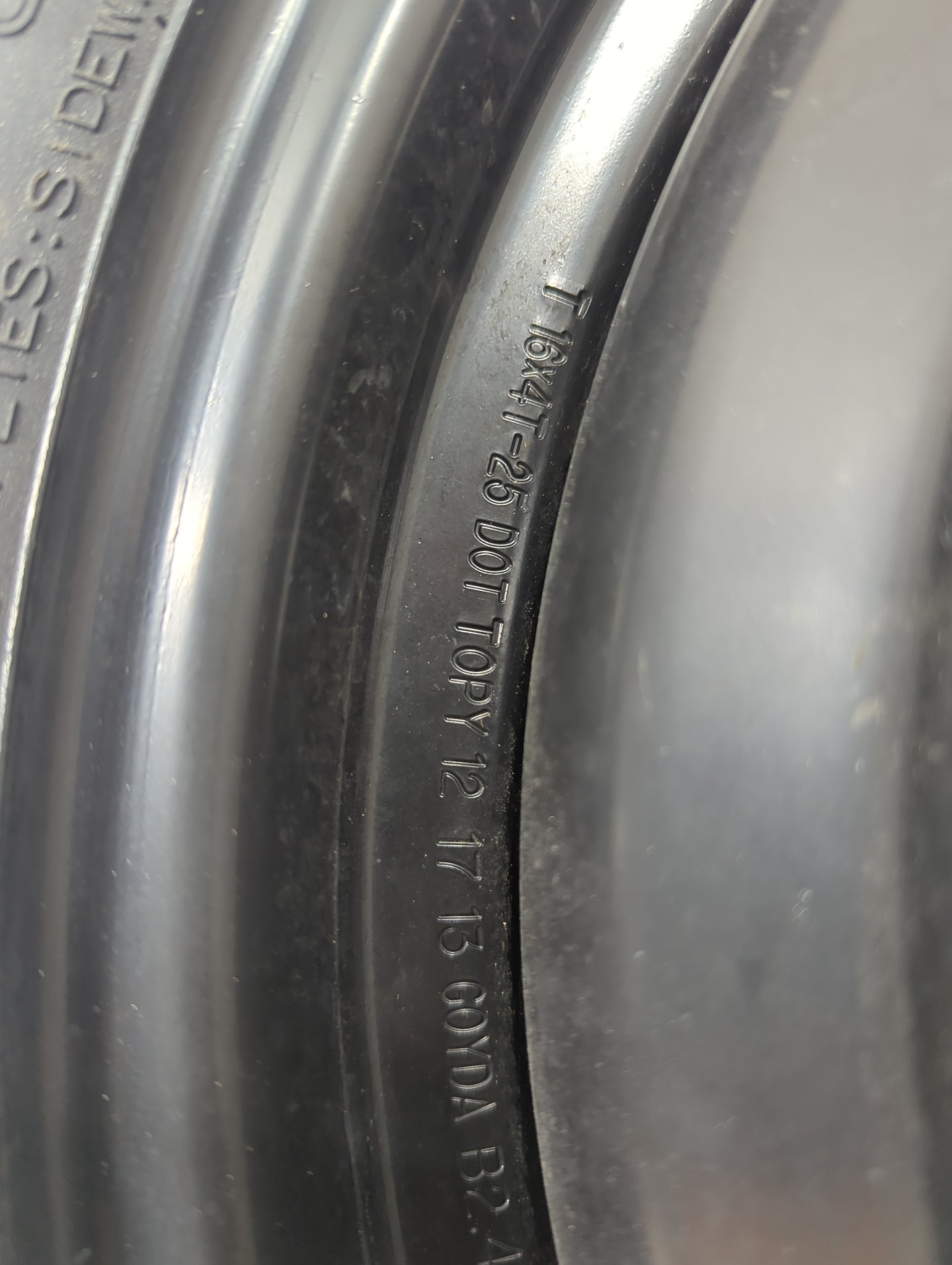 2013-2020 Ford Fusion Spare Donut Tire Wheel Rim Oem 1361834 - Oemusedautoparts1.com