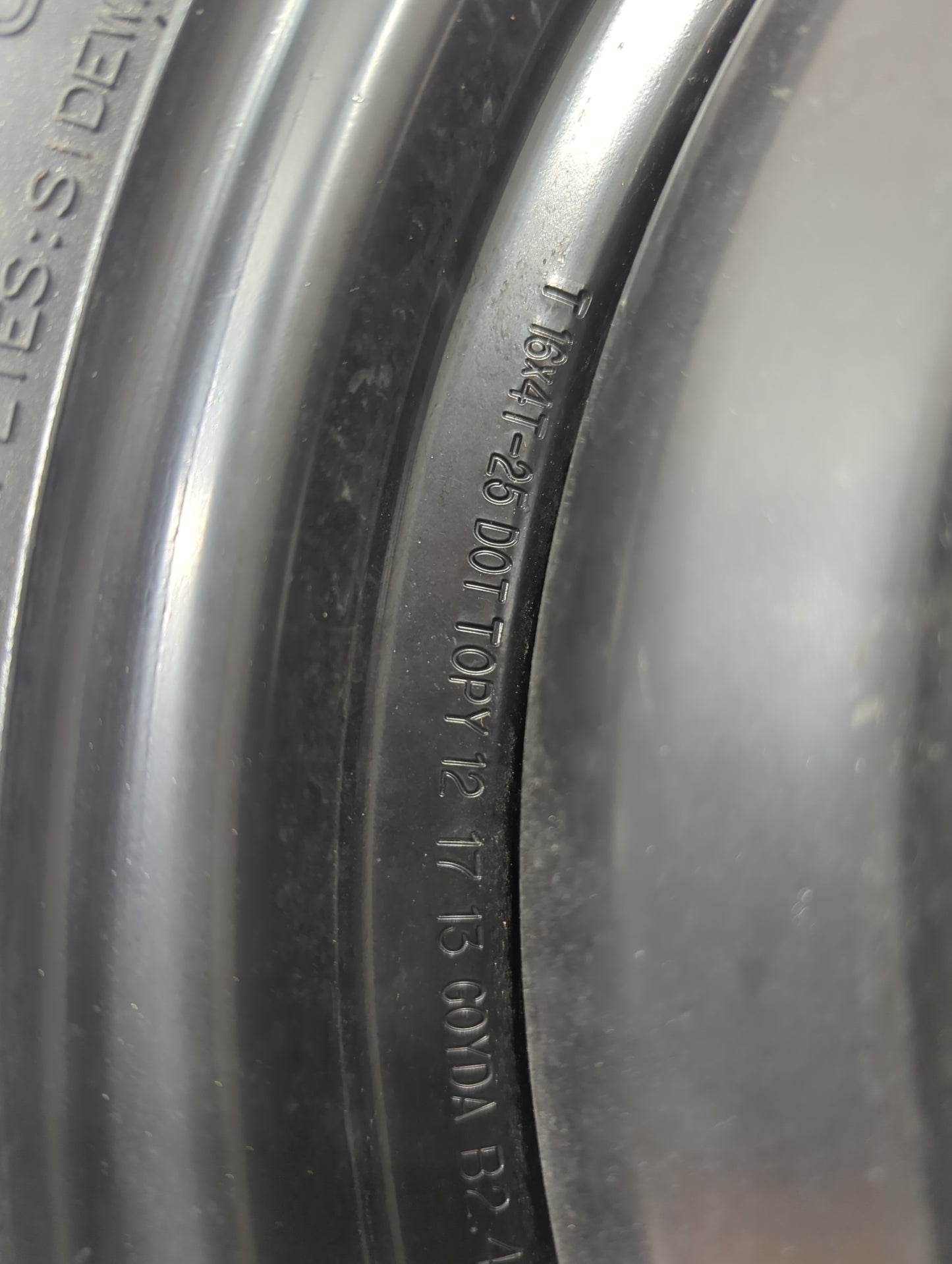 2013-2020 Ford Fusion Spare Donut Tire Wheel Rim Oem 1361834 - Oemusedautoparts1.com