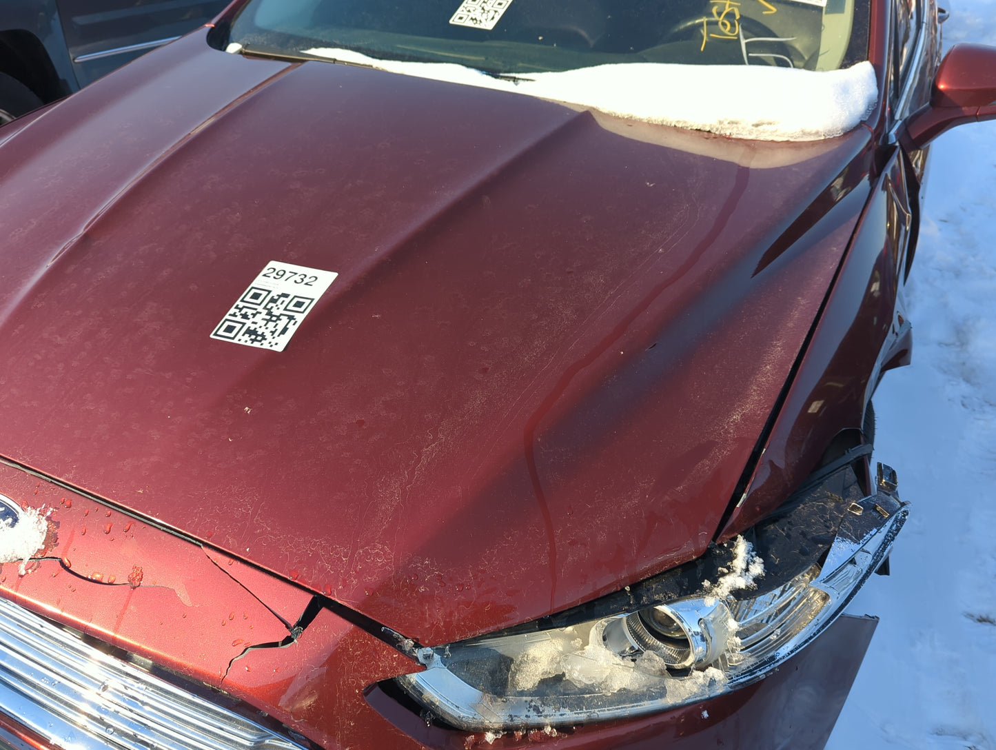 2013-2020 Ford Fusion Hood Oem 1364739 - Oemusedautoparts1.com