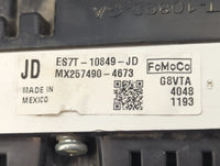 2014 Ford Fusion Instrument Cluster Speedometer Gauges P/N:ES7T-10849-JD Fits OEM Used Auto Parts - Oemusedautoparts1.com