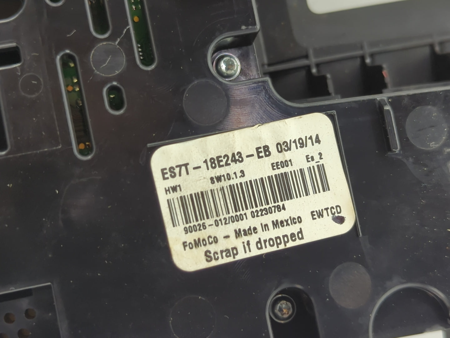 2014-2015 Ford Fusion Radio Control Panel - Oemusedautoparts1.com