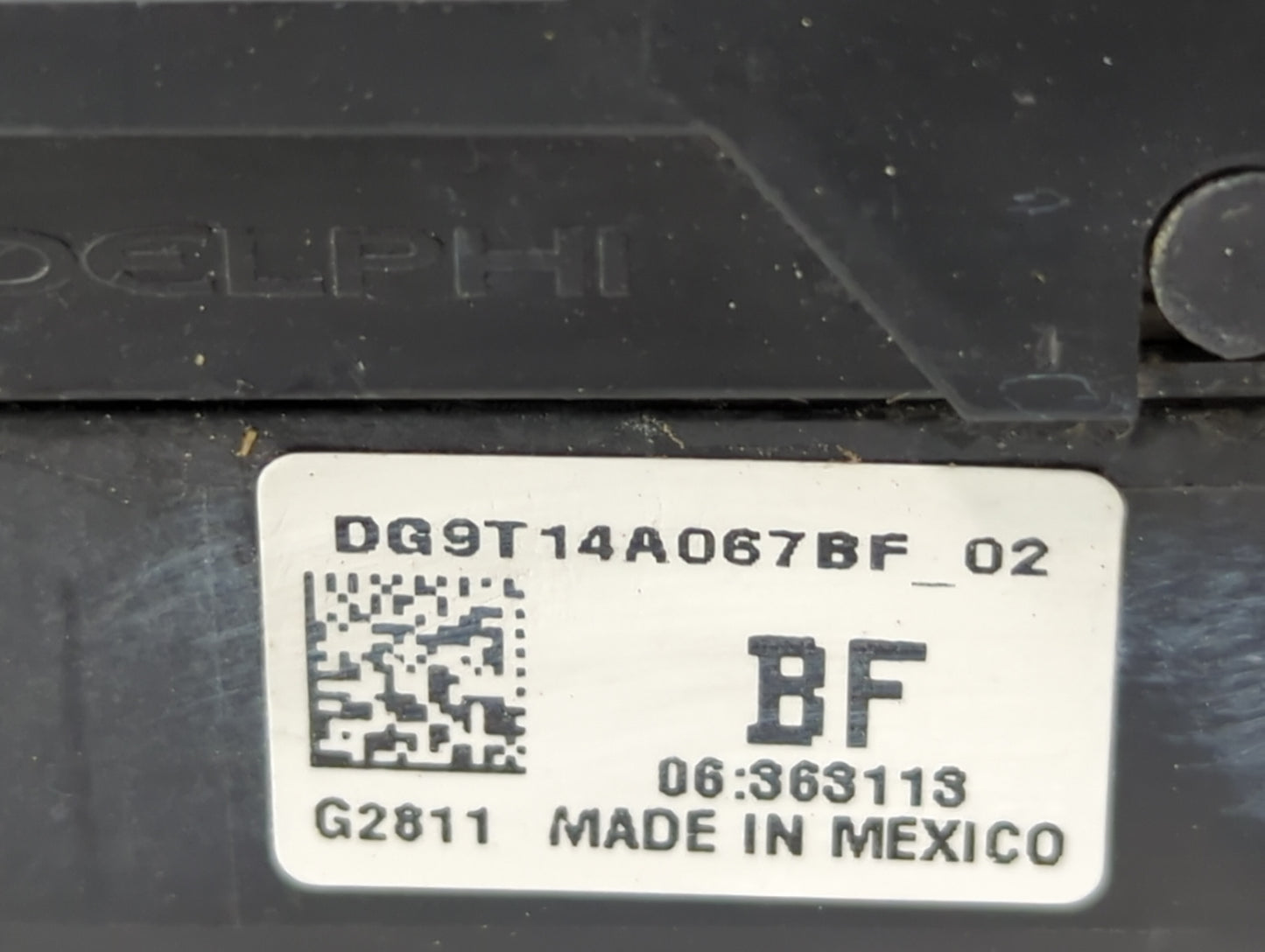 2013-2014 Ford Fusion Fusebox Fuse Box Panel Relay Module P/N:DG9T14A067BF Fits Fits 2013 2014 OEM Used Auto Parts - Oemused