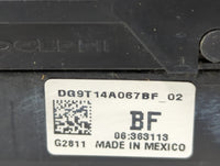 2013-2014 Ford Fusion Fusebox Fuse Box Panel Relay Module P/N:DG9T14A067BF Fits Fits 2013 2014 OEM Used Auto Parts - Oemused
