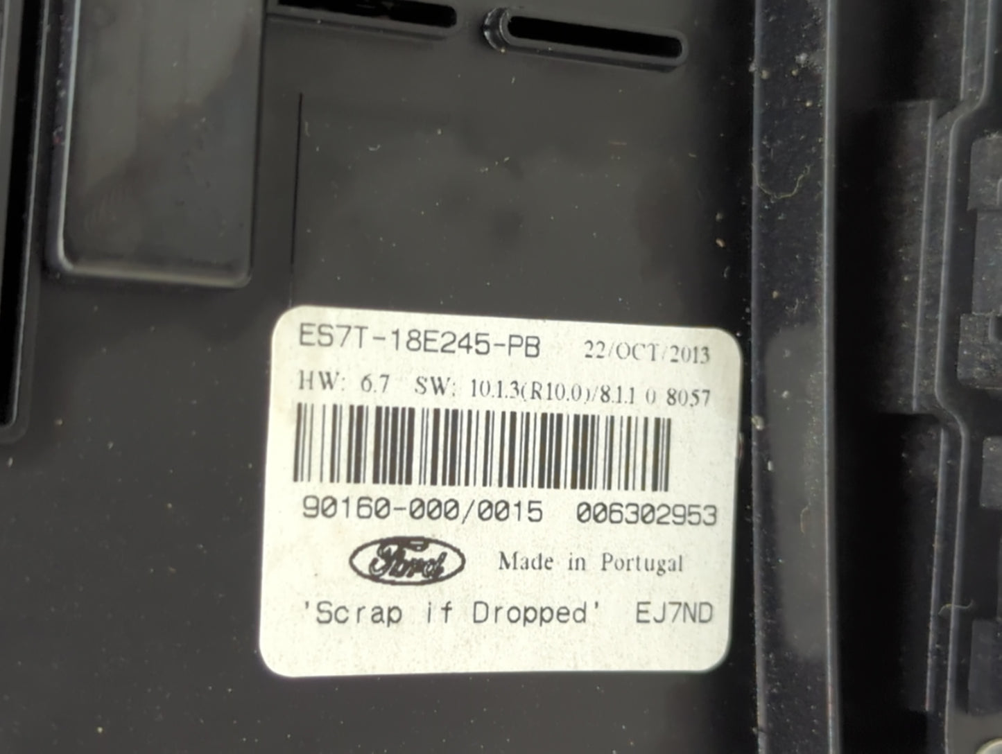 2014-2015 Ford Fusion Radio Control Panel - Oemusedautoparts1.com