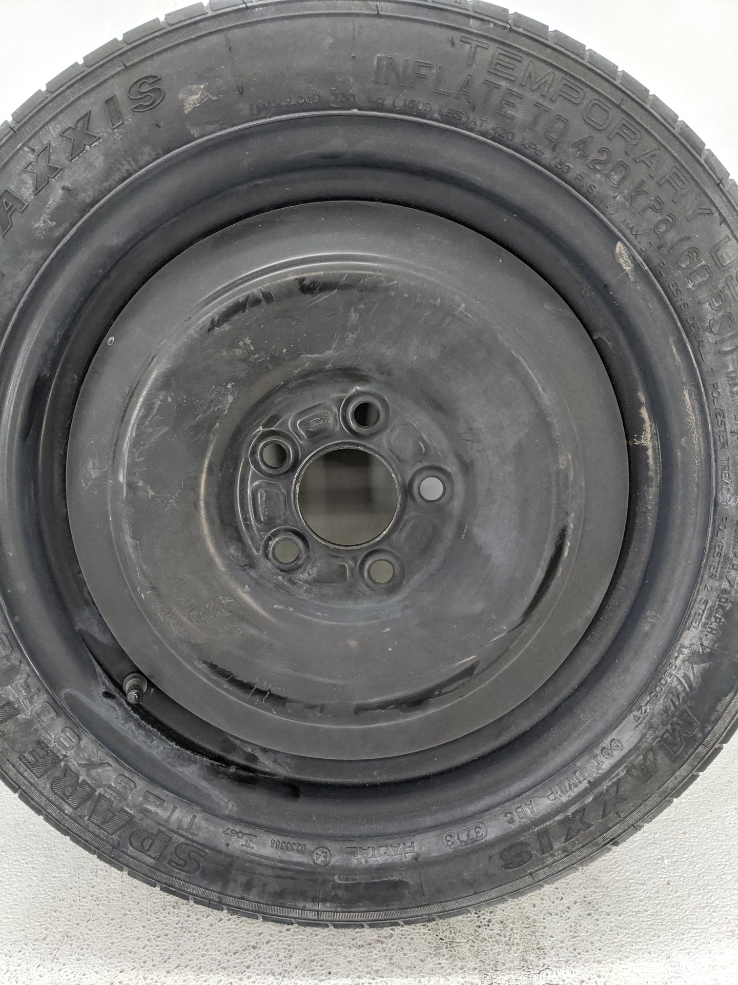 2013-2020 Ford Fusion Spare Donut Tire Wheel Rim Oem - Oemusedautoparts1.com