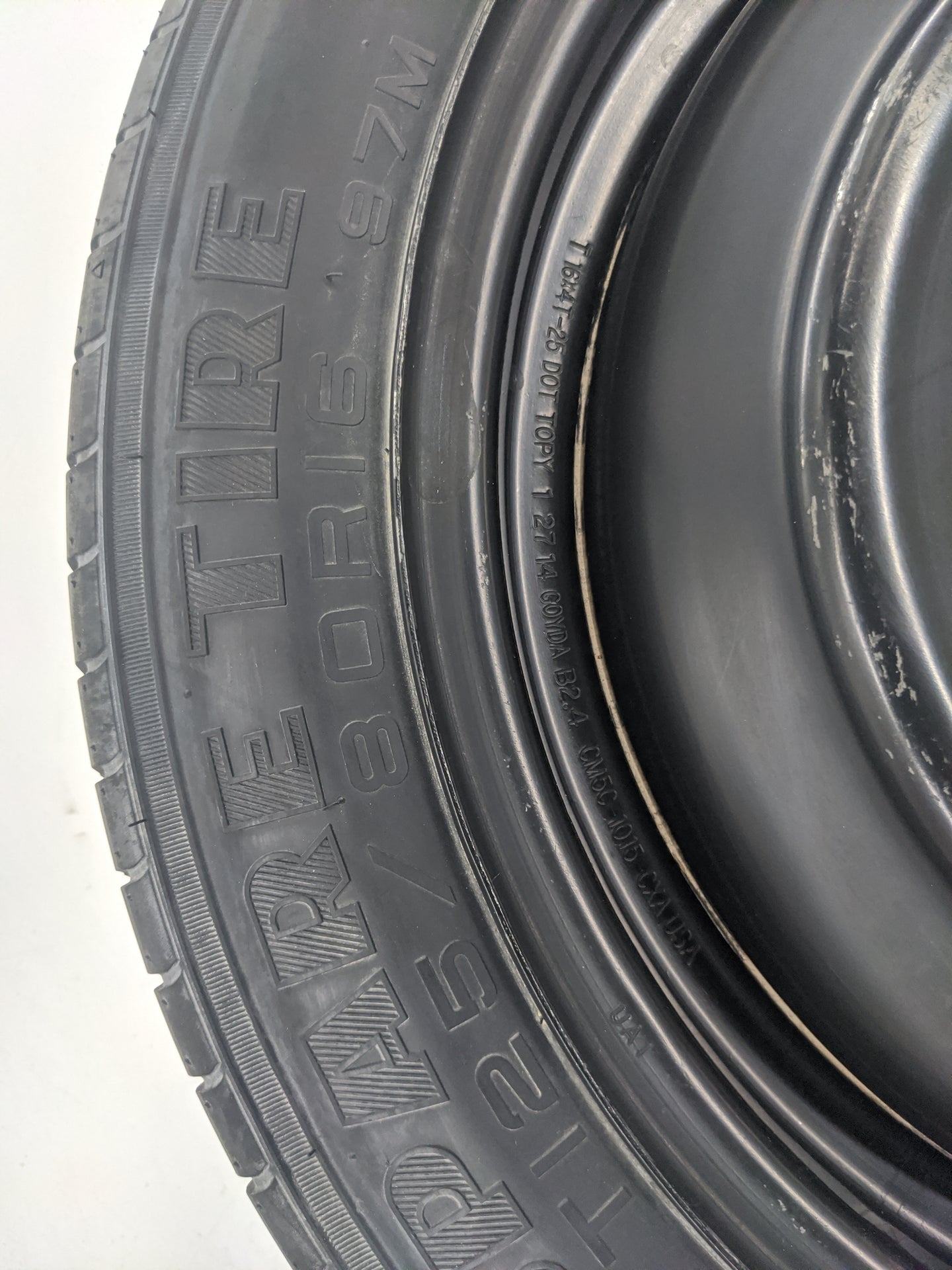 2013-2020 Ford Fusion Spare Donut Tire Wheel Rim Oem 1420876 - Oemusedautoparts1.com