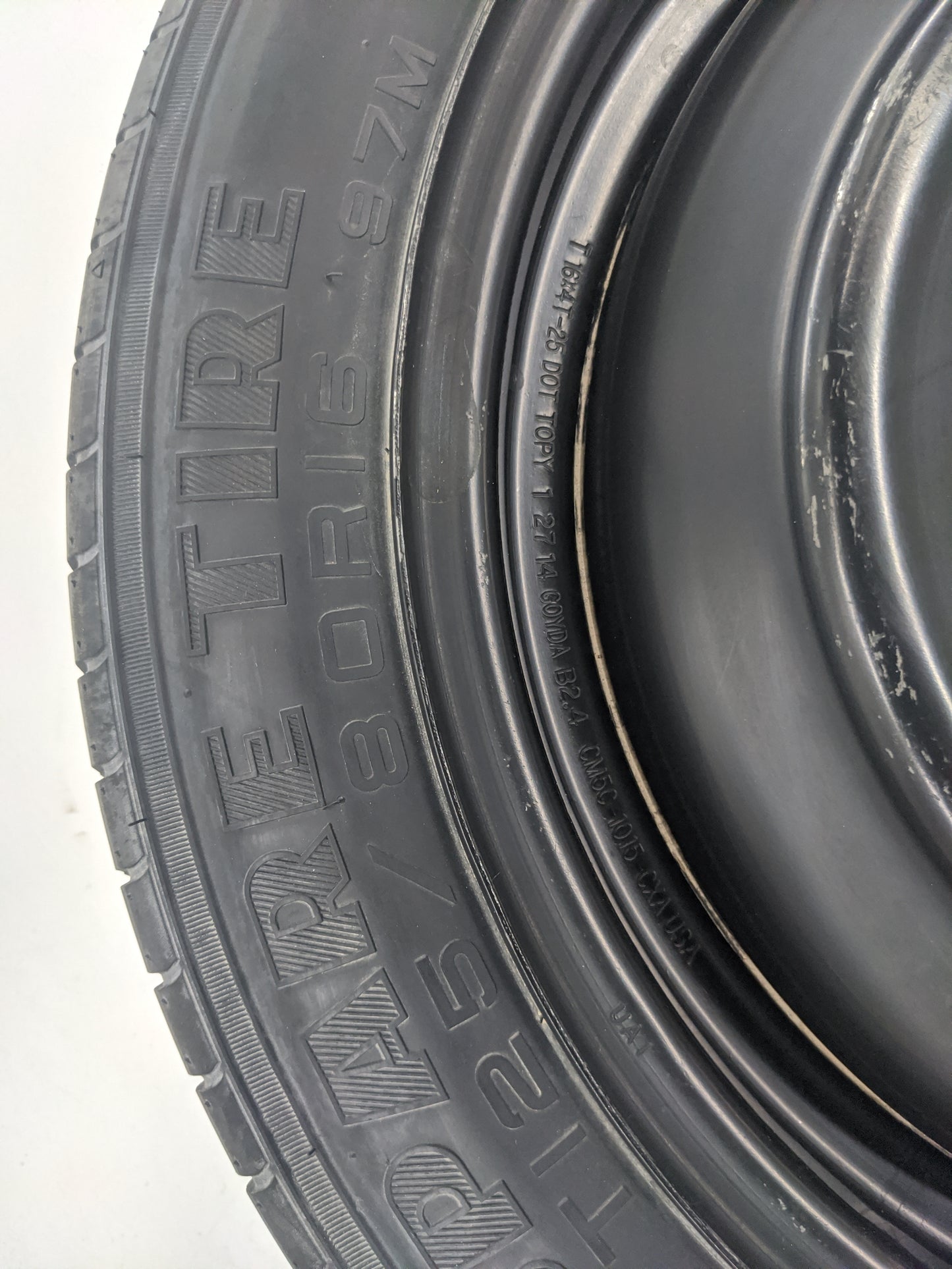 2013-2020 Ford Fusion Spare Donut Tire Wheel Rim Oem 1420876 - Oemusedautoparts1.com