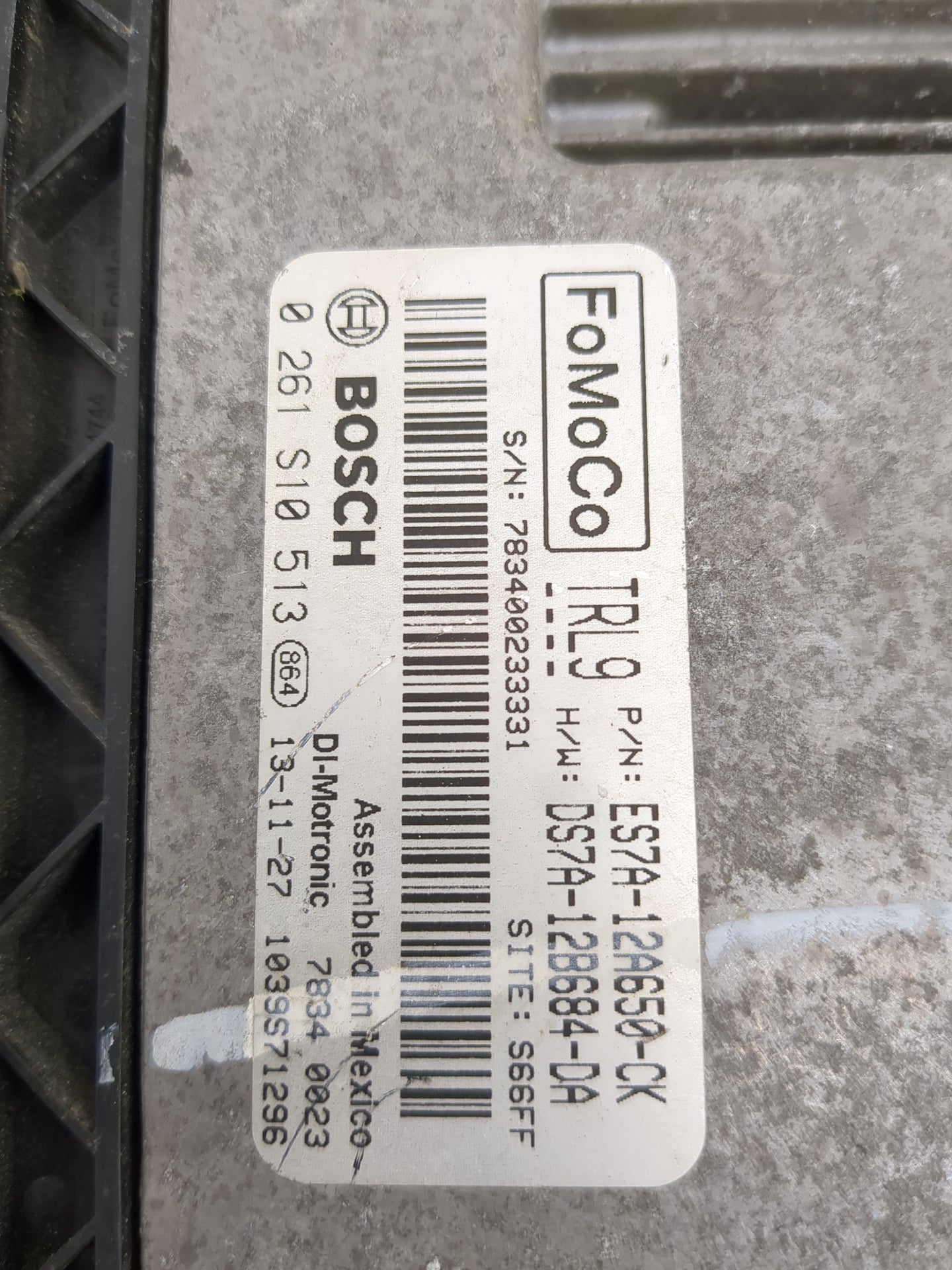 2014-2016 Ford Fusion PCM Engine Control Computer ECU ECM PCU OEM P/N:DS7A-12B684-DA Fits Fits 2014 2015 2016 OEM Used Auto 