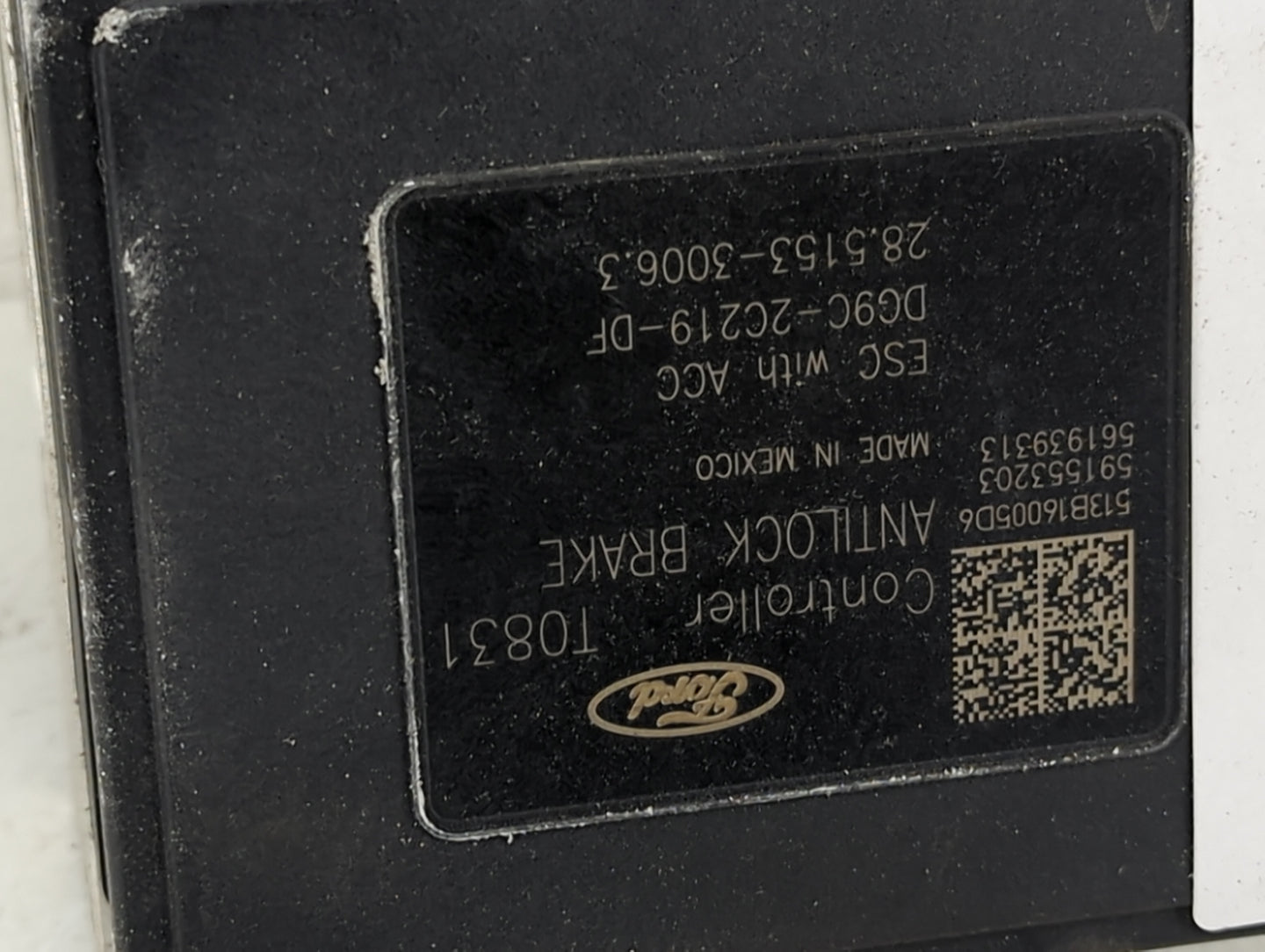2014-2016 Ford Fusion ABS Pump Control Module Replacement P/N:DG9C-2C219-0F 28.5153-3006.3 Fits Fits 2014 2015 2016 OEM Used