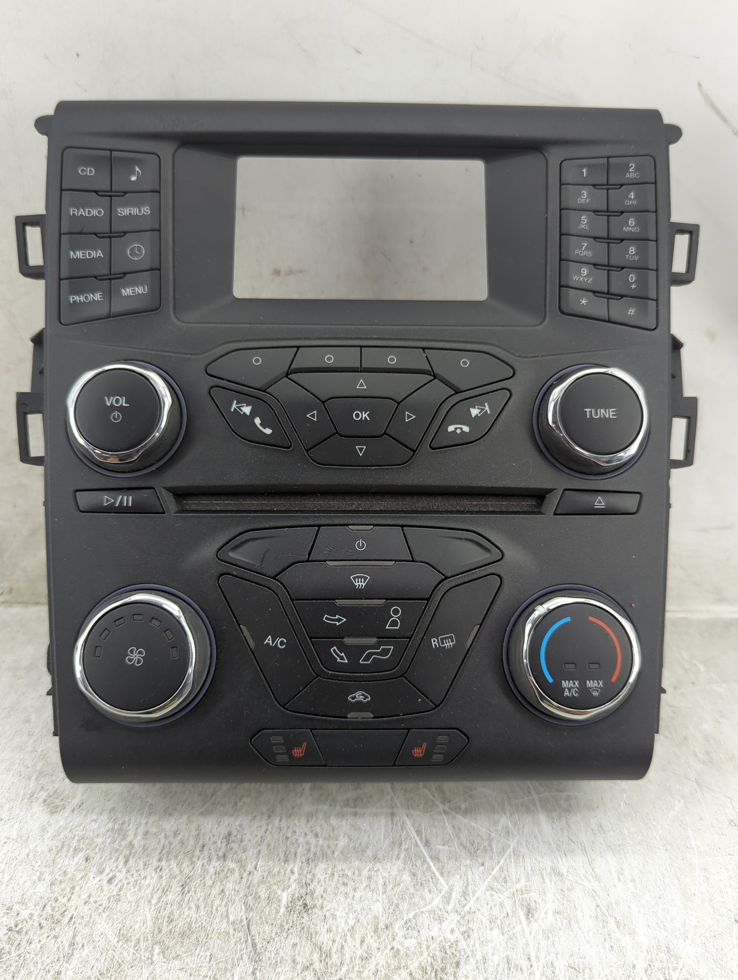 2014-2015 Ford Fusion Radio Control Panel Black - Oemusedautoparts1.com