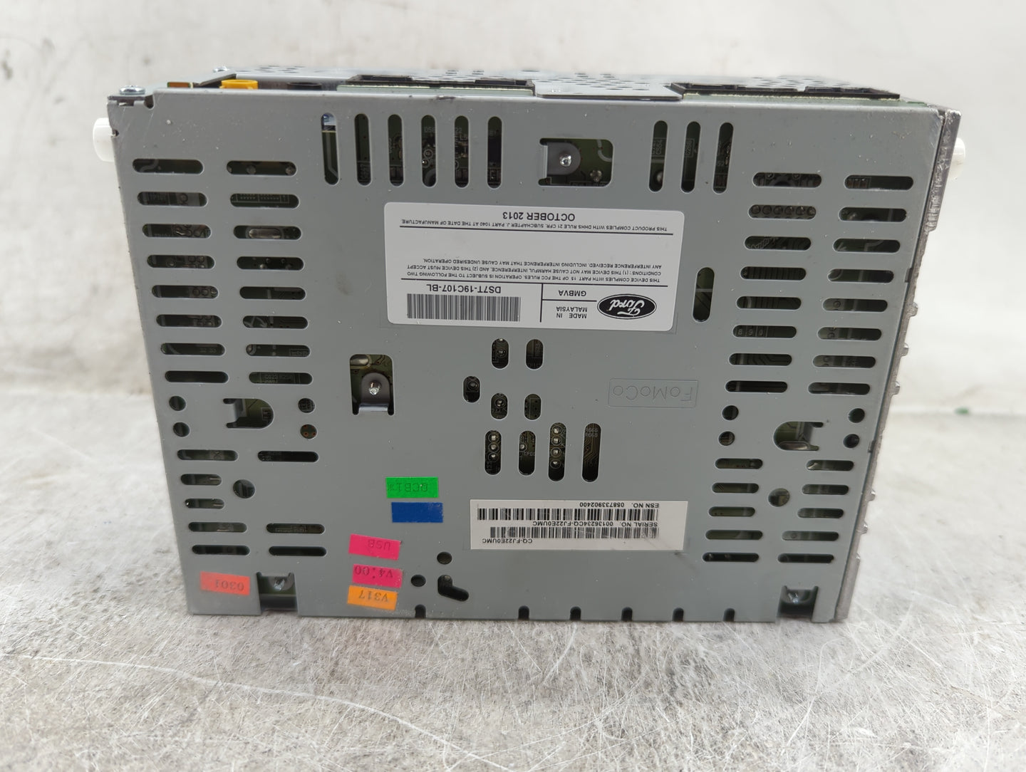 2013-2015 Ford Fusion Radio AM FM Cd Player Receiver Replacement P/N:DS7T-19C107-BL CQ-FJ2280MC Fits Fits 2013 2014 2015 OEM