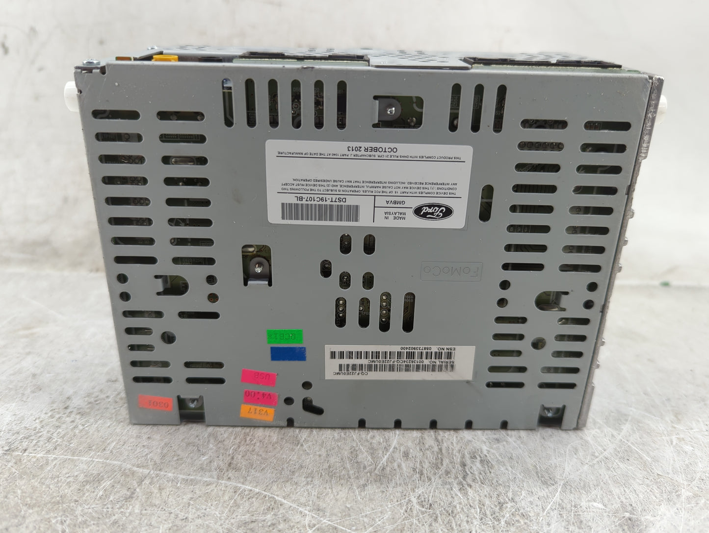 2013-2015 Ford Fusion Radio AM FM Cd Player Receiver Replacement P/N:DS7T-19C107-BL CQ-FJ2280MC Fits Fits 2013 2014 2015 OEM
