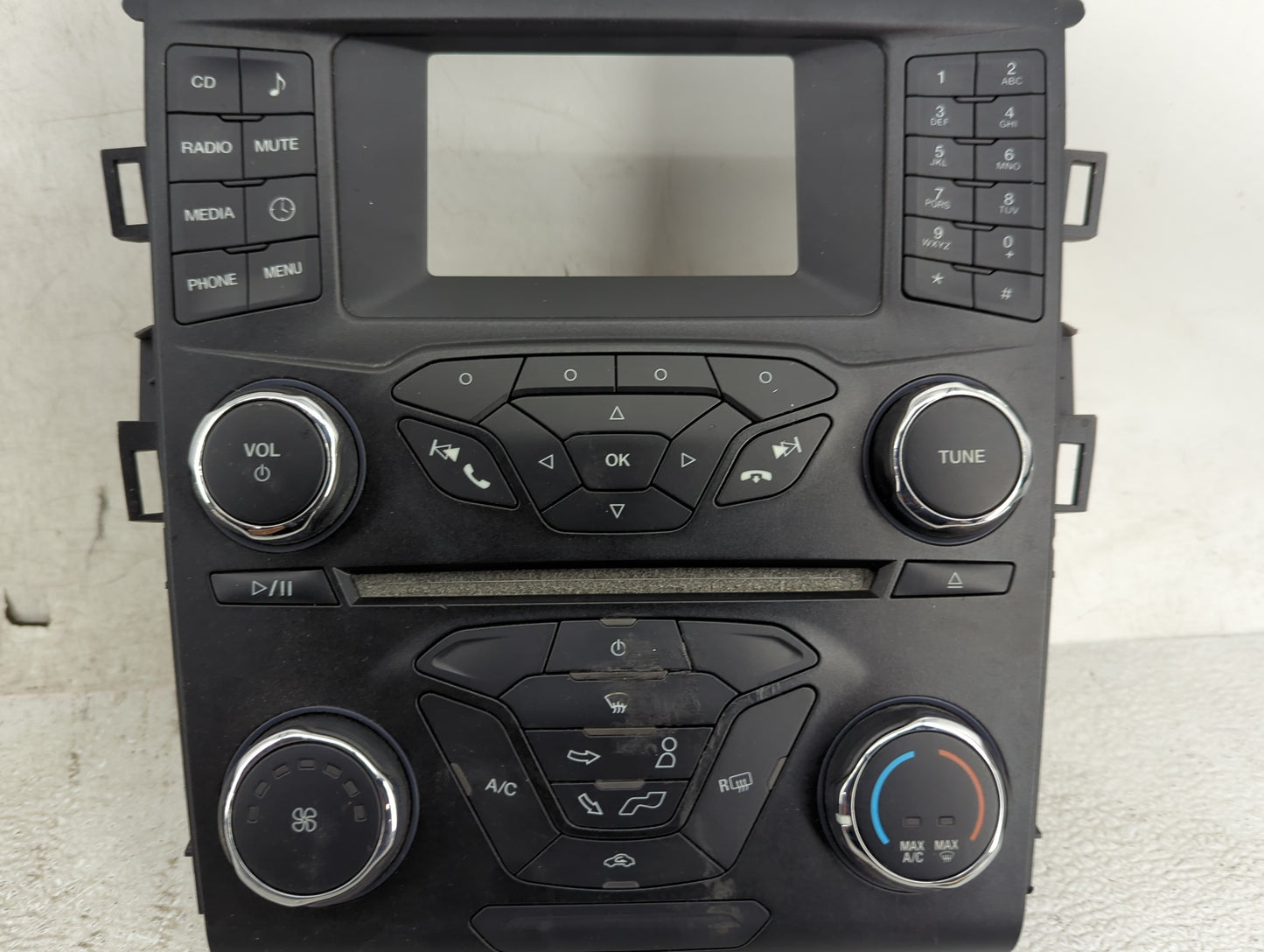 2014-2015 Ford Fusion Radio AM FM Cd Player Receiver Replacement P/N:ES7T-18E243-DB Fits Fits 2014 2015 OEM Used Auto Parts 