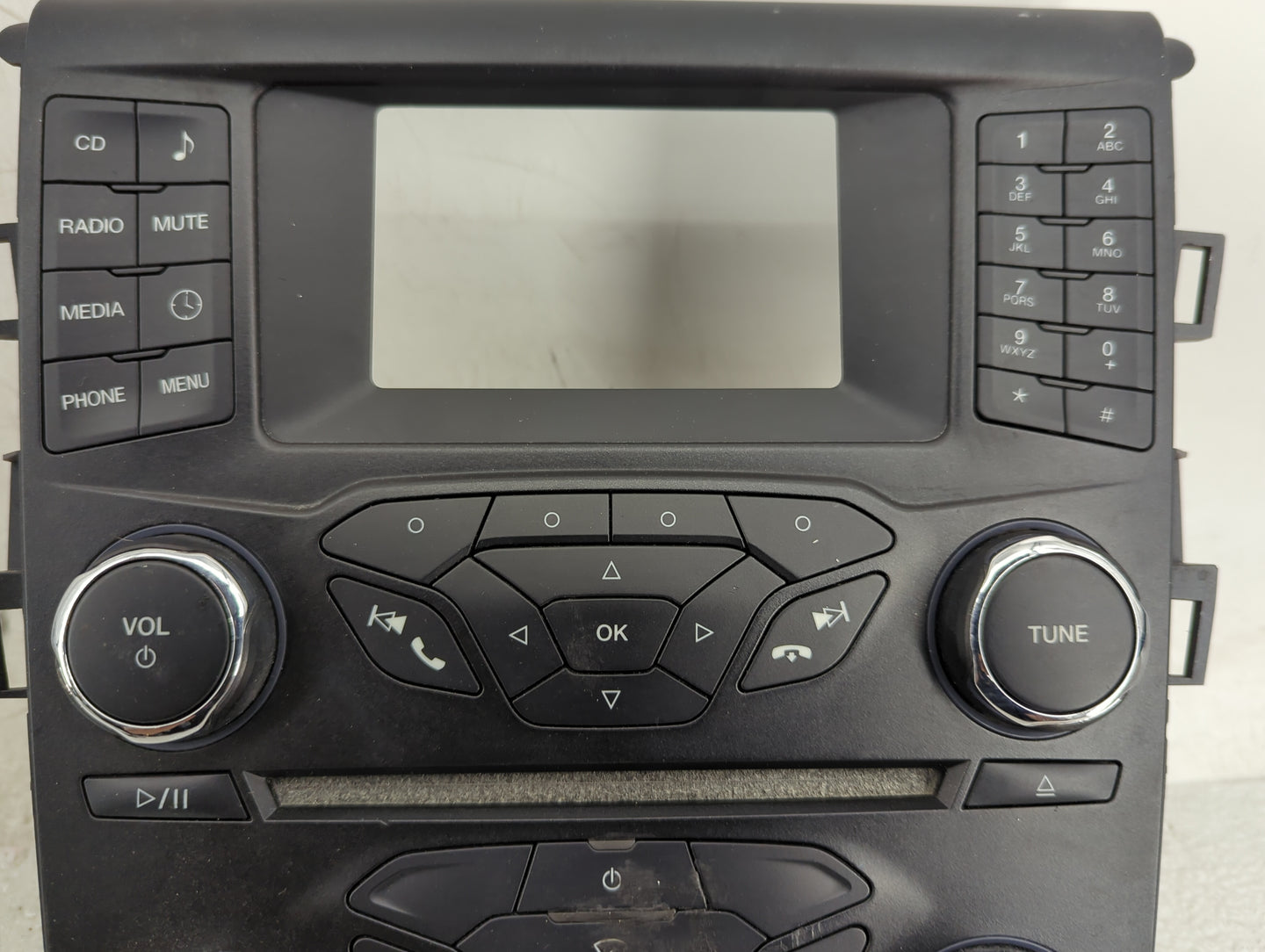 2014-2015 Ford Fusion Radio AM FM Cd Player Receiver Replacement P/N:ES7T-18E243-DB Fits Fits 2014 2015 OEM Used Auto Parts 