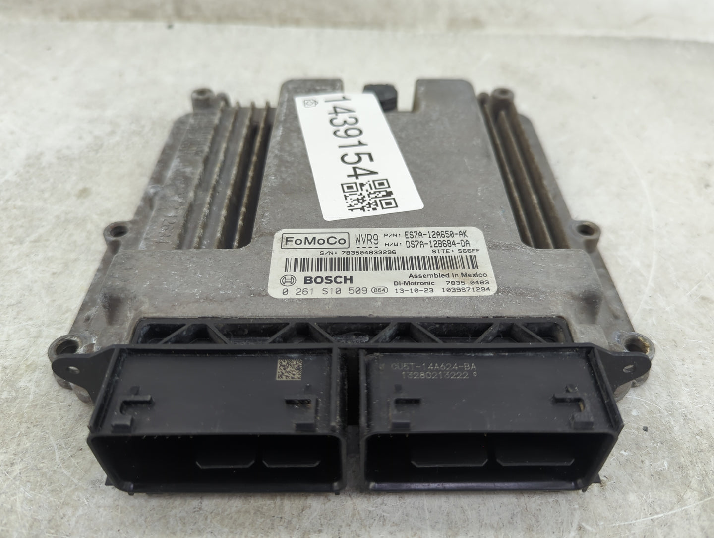 2014-2016 Ford Fusion PCM Engine Control Computer ECU ECM PCU OEM P/N:ES7A-12A650-AK DS7A-12B684-DA Fits Fits 2014 2015 2016