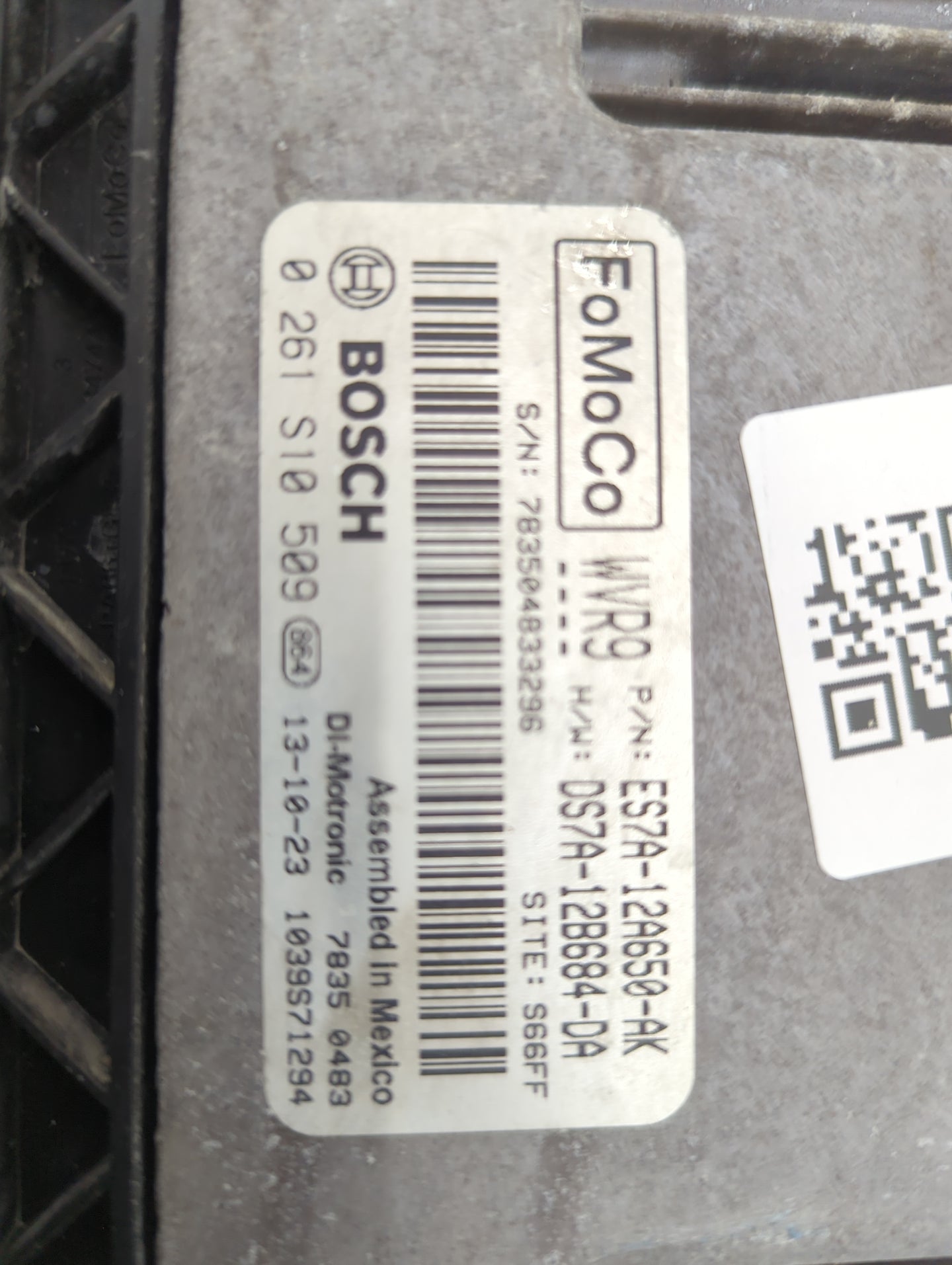 2014-2016 Ford Fusion PCM Engine Control Computer ECU ECM PCU OEM P/N:ES7A-12A650-AK DS7A-12B684-DA Fits Fits 2014 2015 2016