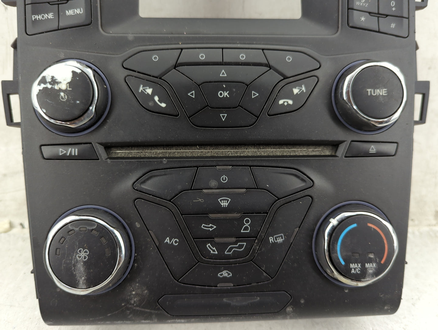 2014-2015 Ford Fusion Radio Control Panel - Oemusedautoparts1.com