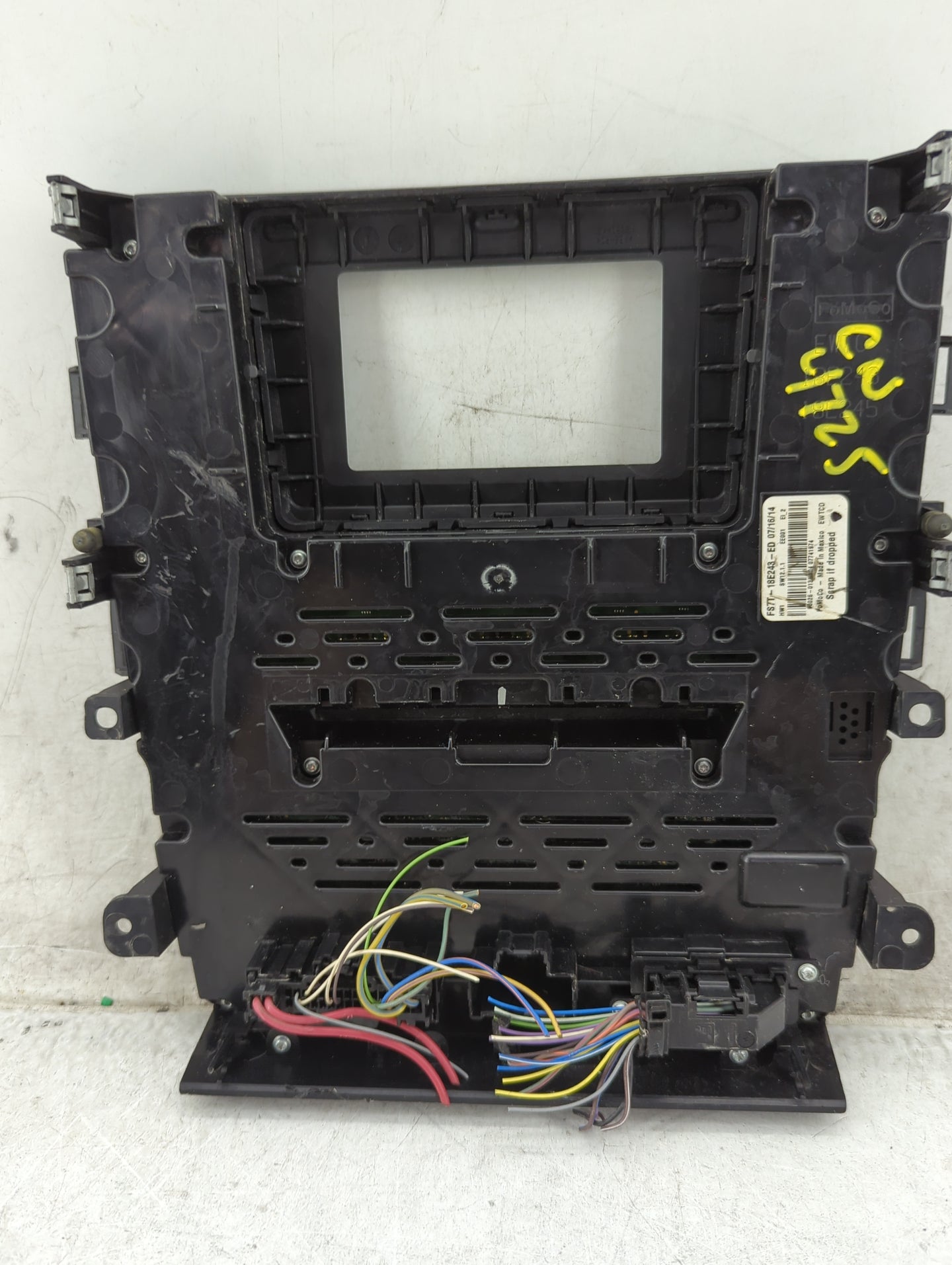 2014-2015 Ford Fusion Radio Control Panel - Oemusedautoparts1.com
