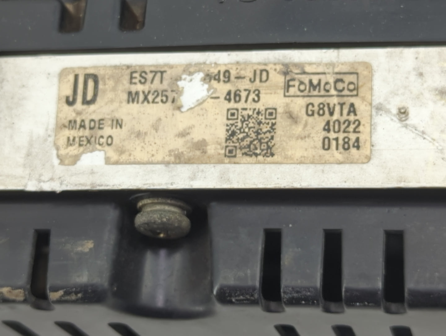 2014 Ford Fusion Instrument Cluster Speedometer Gauges P/N:ES7T-49-JD MX257-4673, G8VTA Fits OEM Used Auto Parts - Oemusedau