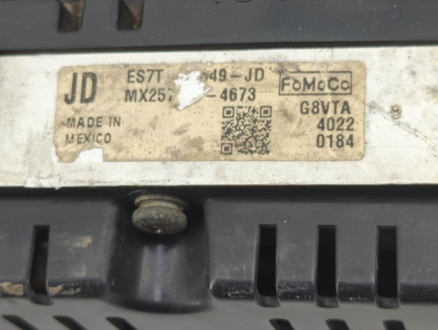 2014 Ford Fusion Instrument Cluster Speedometer Gauges P/N:ES7T-49-JD MX257-4673, G8VTA Fits OEM Used Auto Parts - Oemusedau