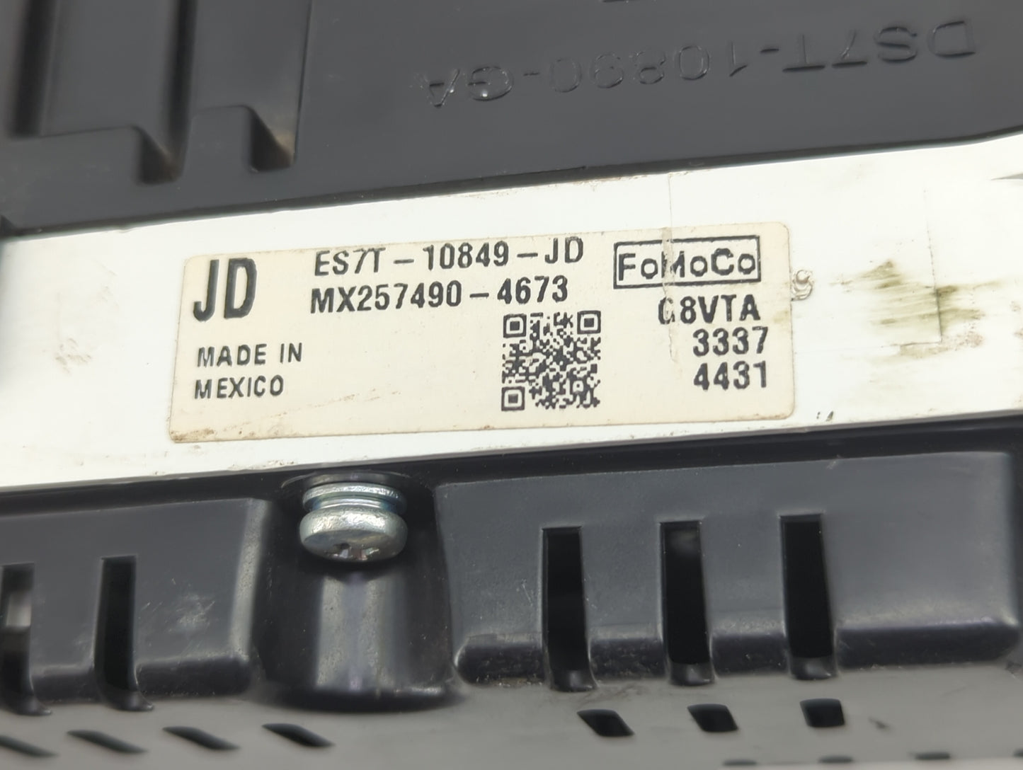2014 Ford Fusion Instrument Cluster Speedometer Gauges P/N:ES7T-10849-JD MX257490-4673 Fits OEM Used Auto Parts - Oemusedaut