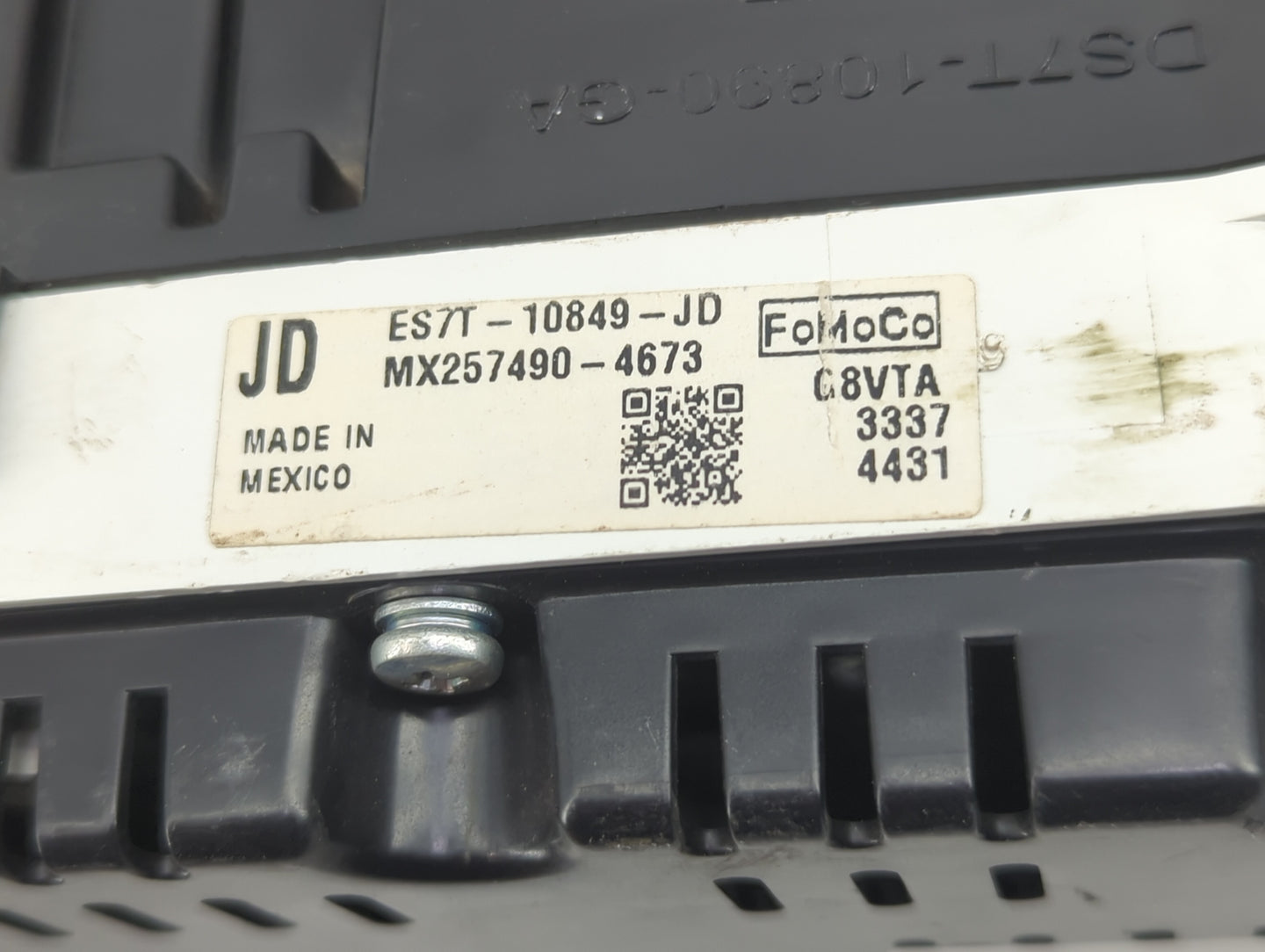 2014 Ford Fusion Instrument Cluster Speedometer Gauges P/N:ES7T-10849-JD MX257490-4673 Fits OEM Used Auto Parts - Oemusedaut
