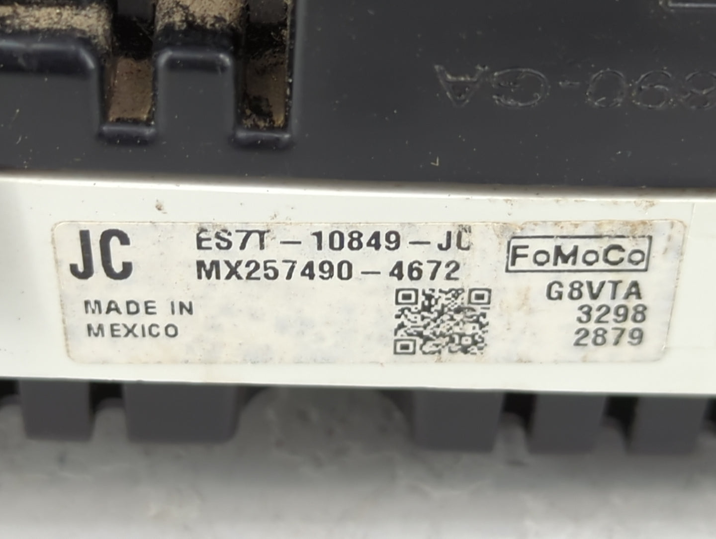 2014 Ford Fusion Instrument Cluster Speedometer Gauges P/N:ES7T-10849-JC MX257490-4672 Fits OEM Used Auto Parts - Oemusedaut