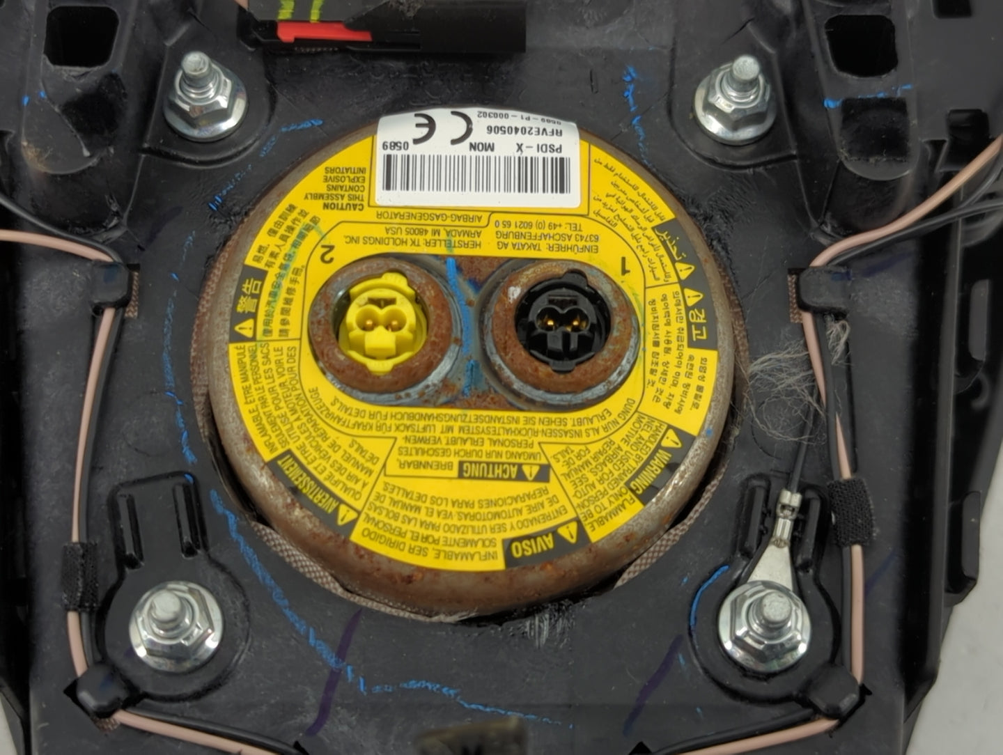 2013-2014 Ford Fusion Air Bag Driver Left Steering Wheel Mounted - Oemusedautoparts1.com