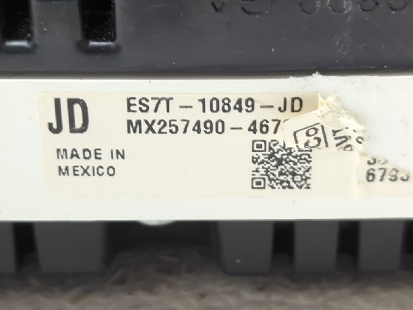2014 Ford Fusion Instrument Cluster Speedometer Gauges P/N:ES7T-10849-JD Miles: Fits OEM Used Auto Parts - Oemusedautoparts1
