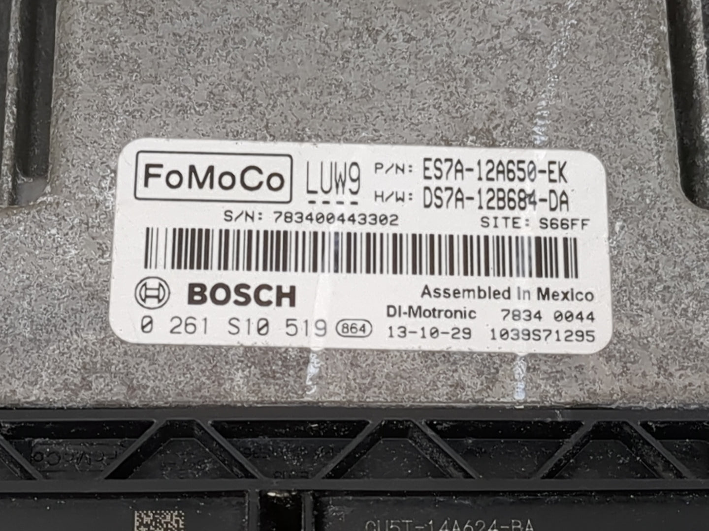 2014-2016 Ford Fusion PCM Engine Control Computer ECU ECM PCU OEM P/N:DS7A-12B684-DA ES7A-12A650-EK Fits Fits 2014 2015 2016