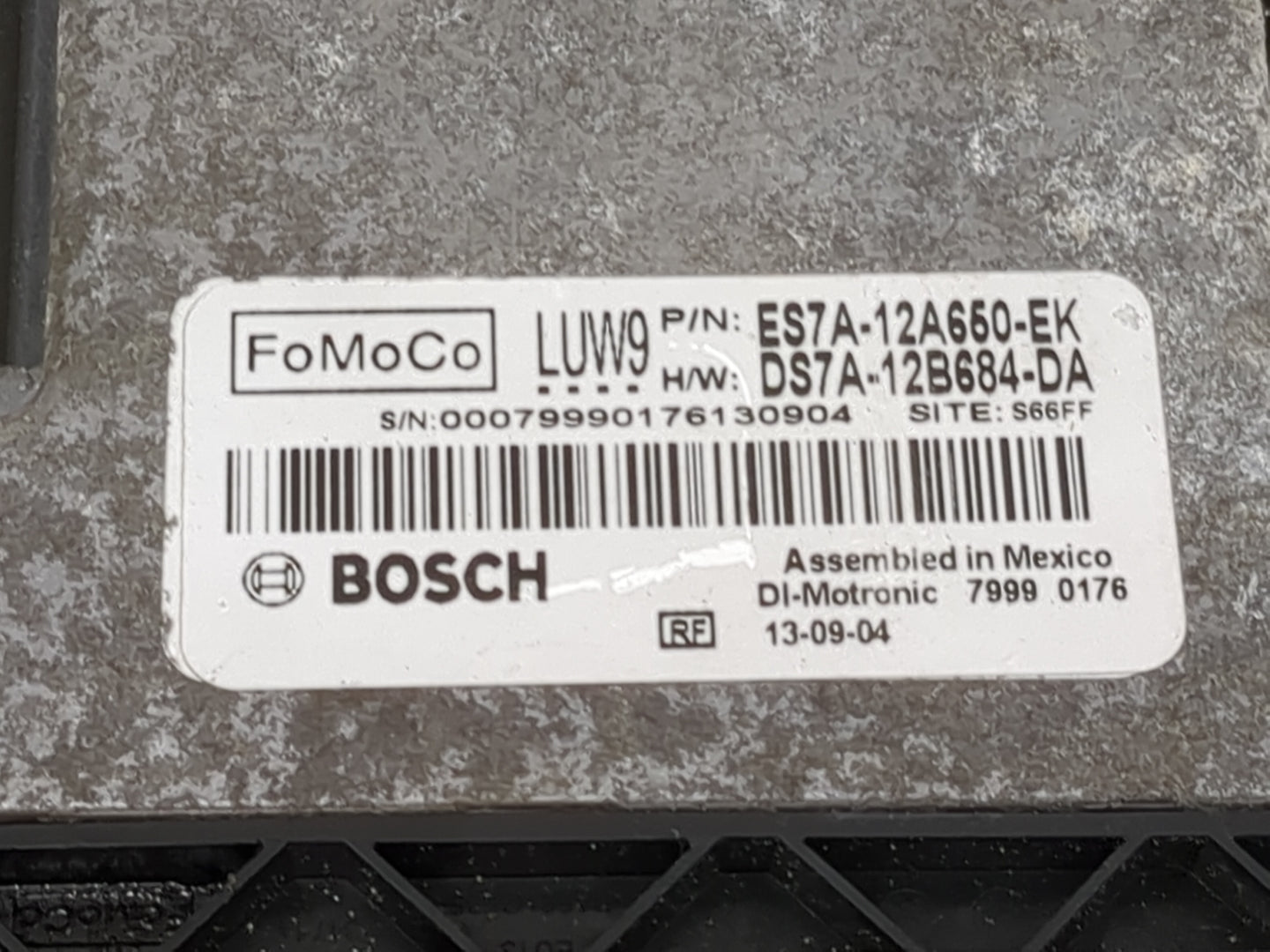 2014-2016 Ford Fusion PCM Engine Control Computer ECU ECM PCU OEM P/N:DS7A-12B684-DA ES7A-12A650-EK Fits Fits 2014 2015 2016