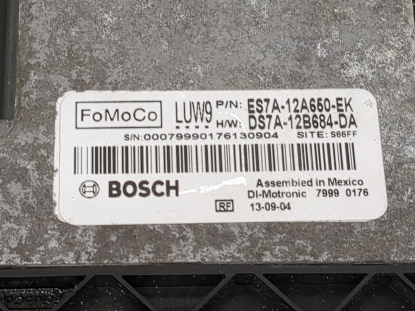 2014-2016 Ford Fusion PCM Engine Control Computer ECU ECM PCU OEM P/N:DS7A-12B684-DA ES7A-12A650-EK Fits Fits 2014 2015 2016