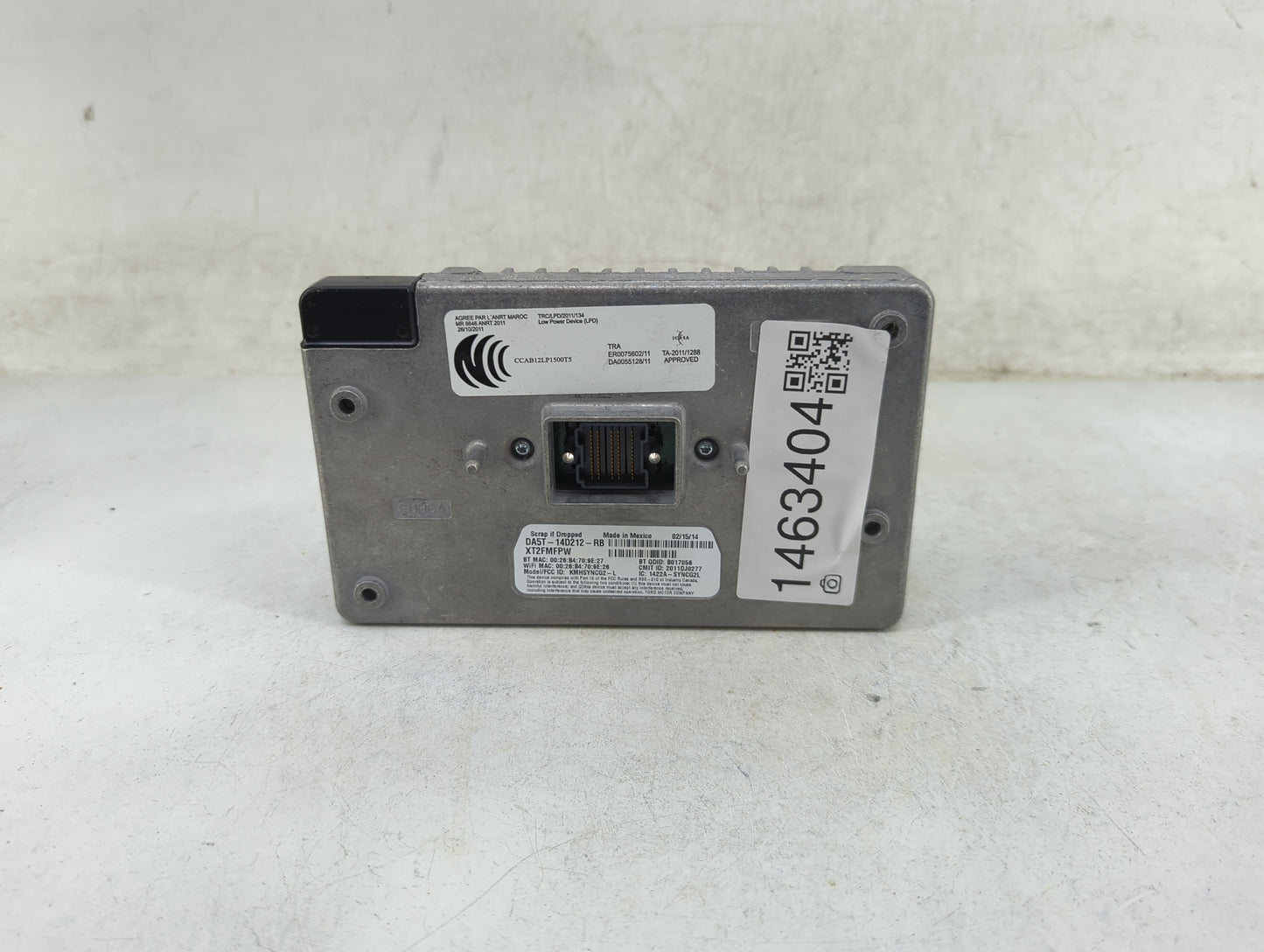 2014-2014 Ford Fusion Communication Control Module - Oemusedautoparts1.com
