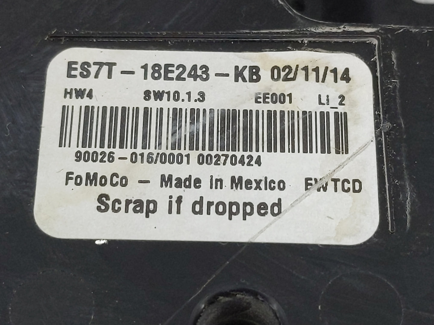 2014-2015 Ford Fusion Radio Control Panel 1477848 - Oemusedautoparts1.com