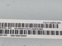 2013-2015 Ford Fusion Radio AM FM Cd Player Receiver Replacement P/N:CQ-FJ22E0UMC DS7T-19C107-BL Fits Fits 2013 2014 2015 OE