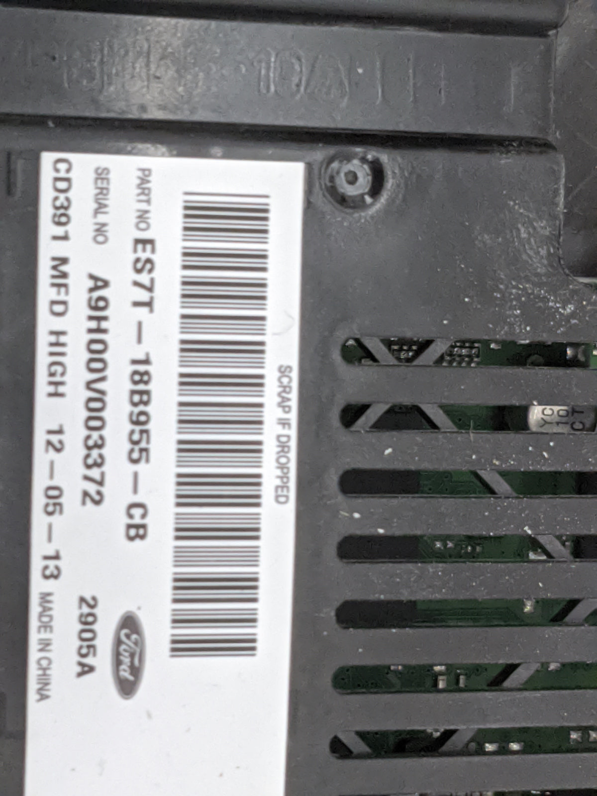 2014-2016 Ford Fusion Information Radio Display Screen 1477861 - Oemusedautoparts1.com