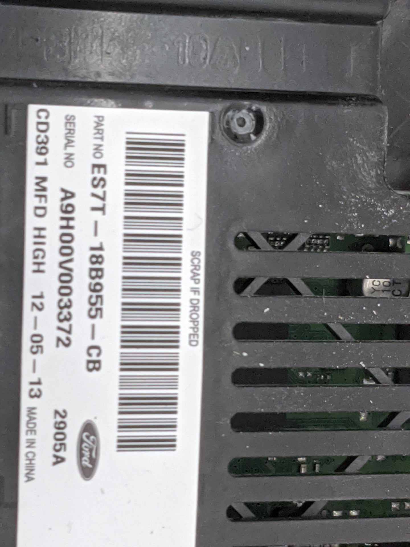 2014-2016 Ford Fusion Information Display Screen 1477861 - Oemusedautoparts1.com