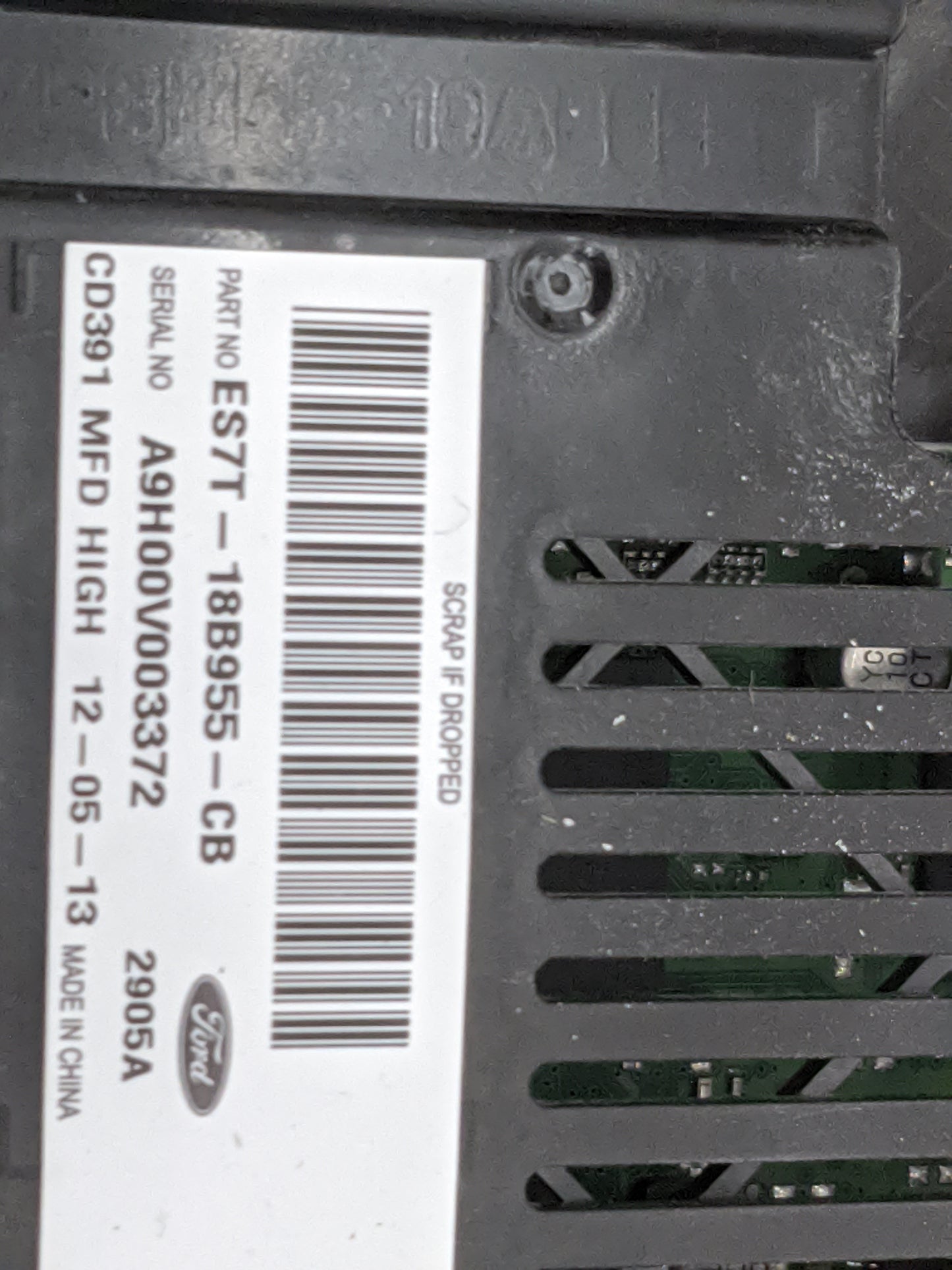 2014-2016 Ford Fusion Information Display Screen 1477861 - Oemusedautoparts1.com