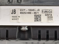 2014 Ford Fusion Instrument Cluster Speedometer Gauges P/N:ES7T-10849-JB MX257490-4671 Miles: Fits OEM Used Auto Parts - Oem