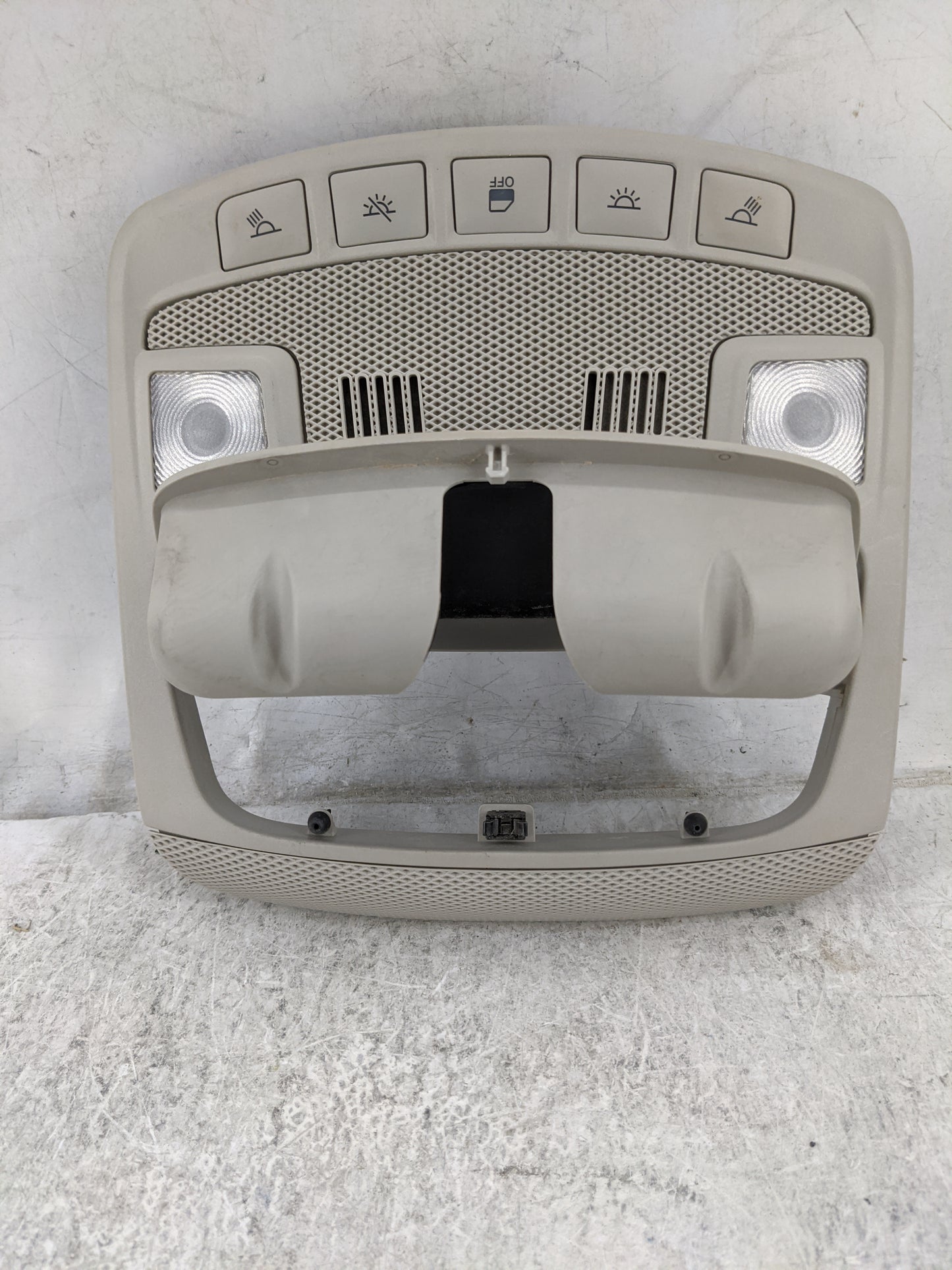 2014 Ford Fusion Overhead Roof Console Tan - Oemusedautoparts1.com