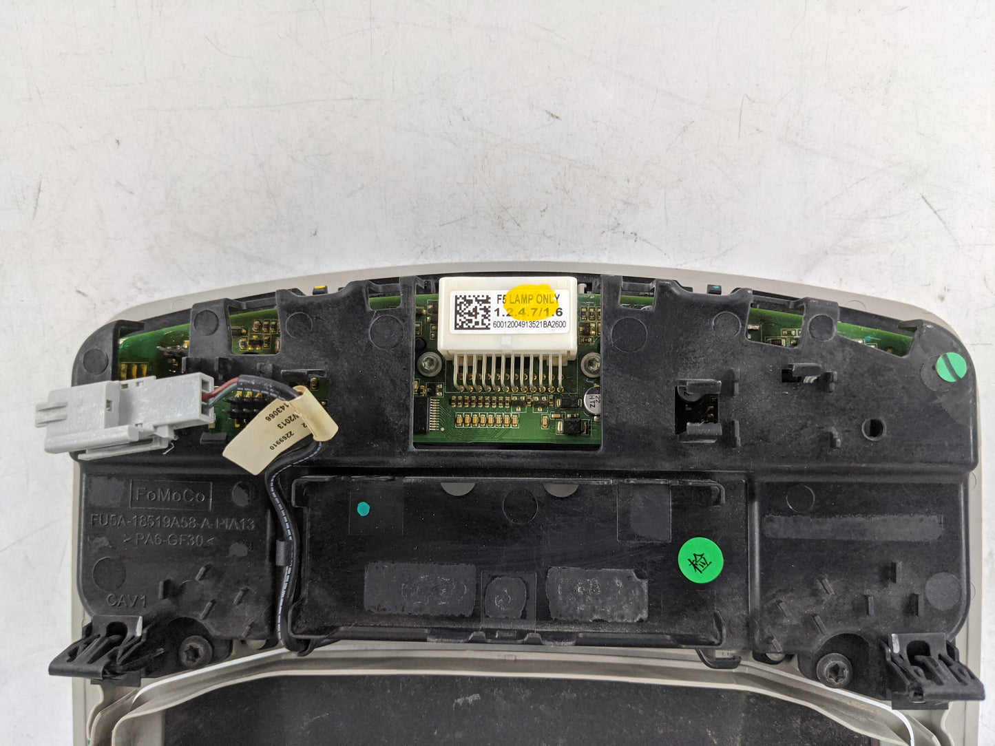 2014 Ford Fusion Overhead Roof Console Tan - Oemusedautoparts1.com