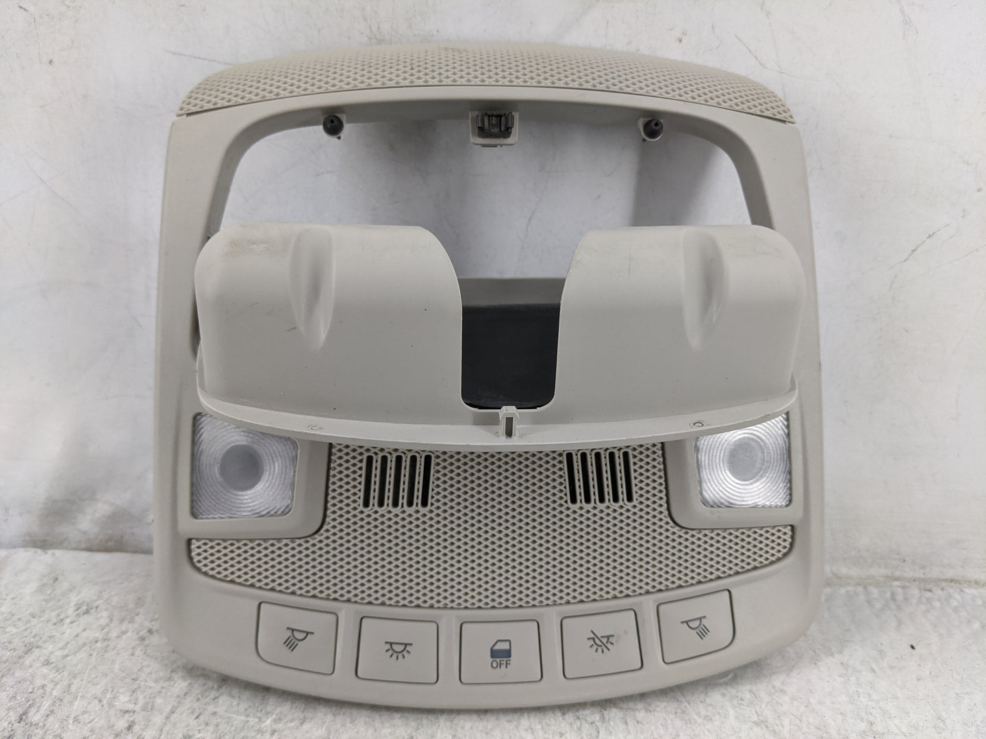 2014 Ford Fusion Overhead Roof Console Tan 1478371 - Oemusedautoparts1.com