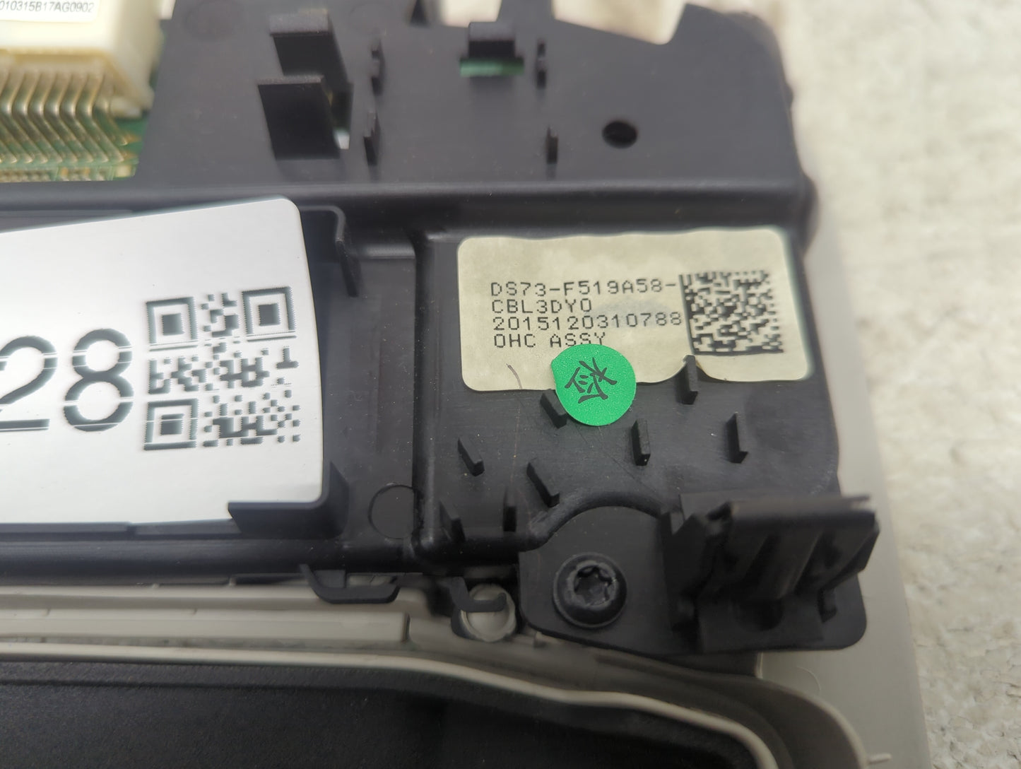 2014 Ford Fusion Overhead Roof Console 1482728 - Oemusedautoparts1.com
