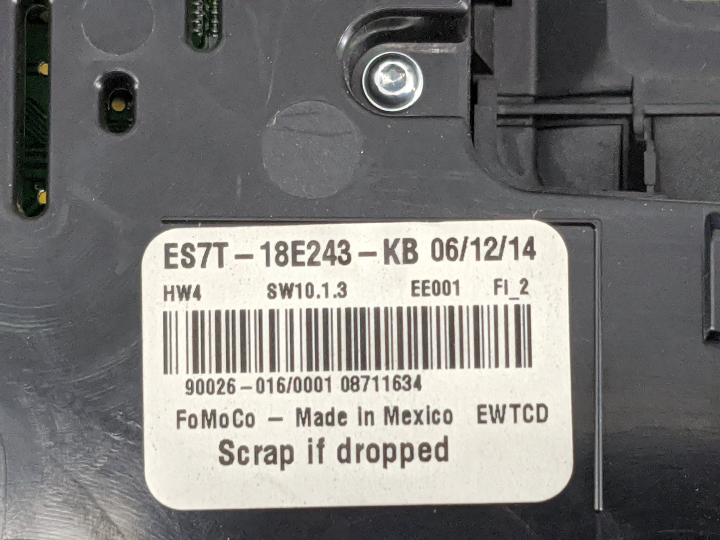2014-2015 Ford Fusion Radio Control Panel 1483037 - Oemusedautoparts1.com