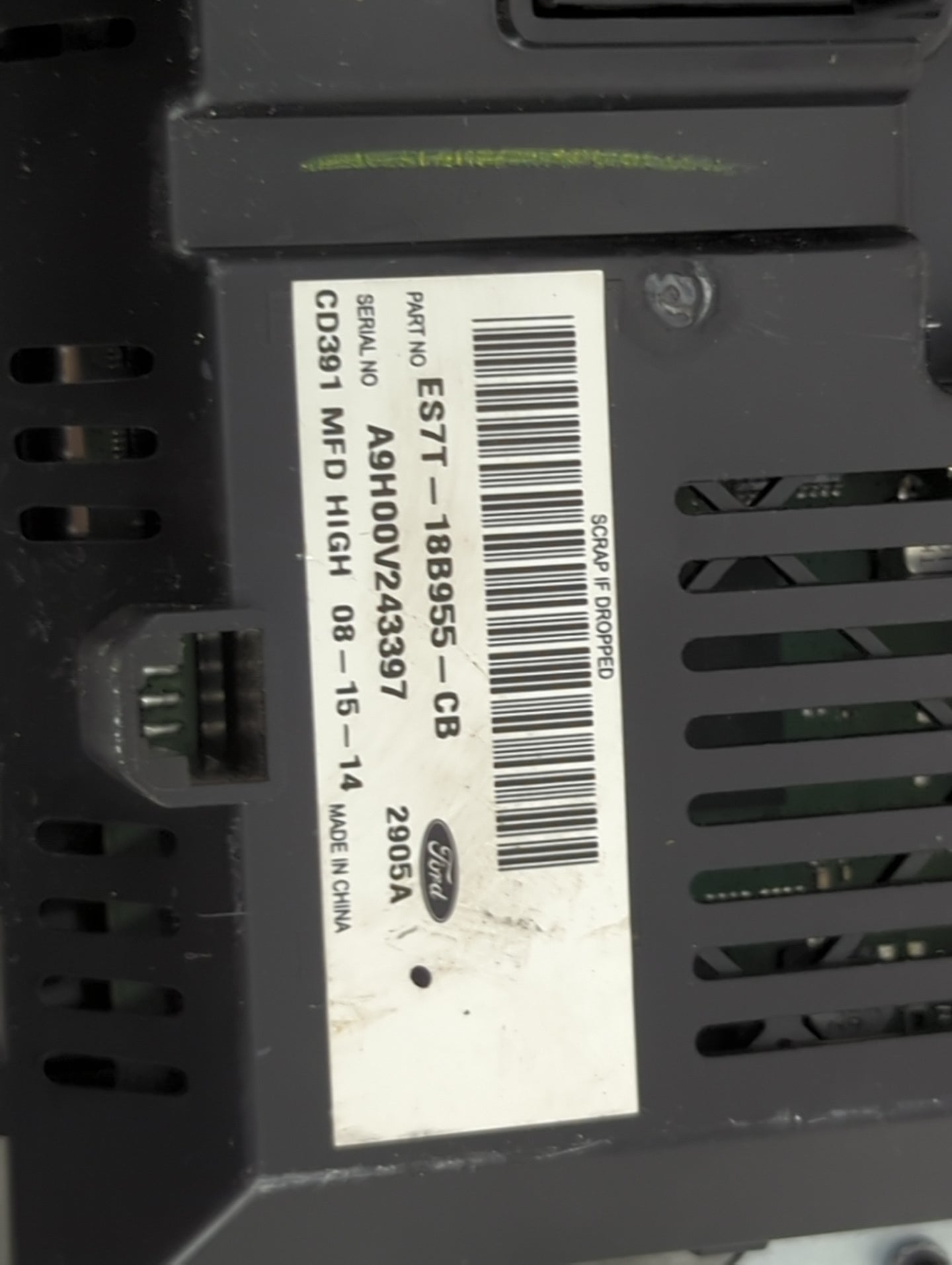 2014-2016 Ford Fusion Information Display Screen 1487842 - Oemusedautoparts1.com