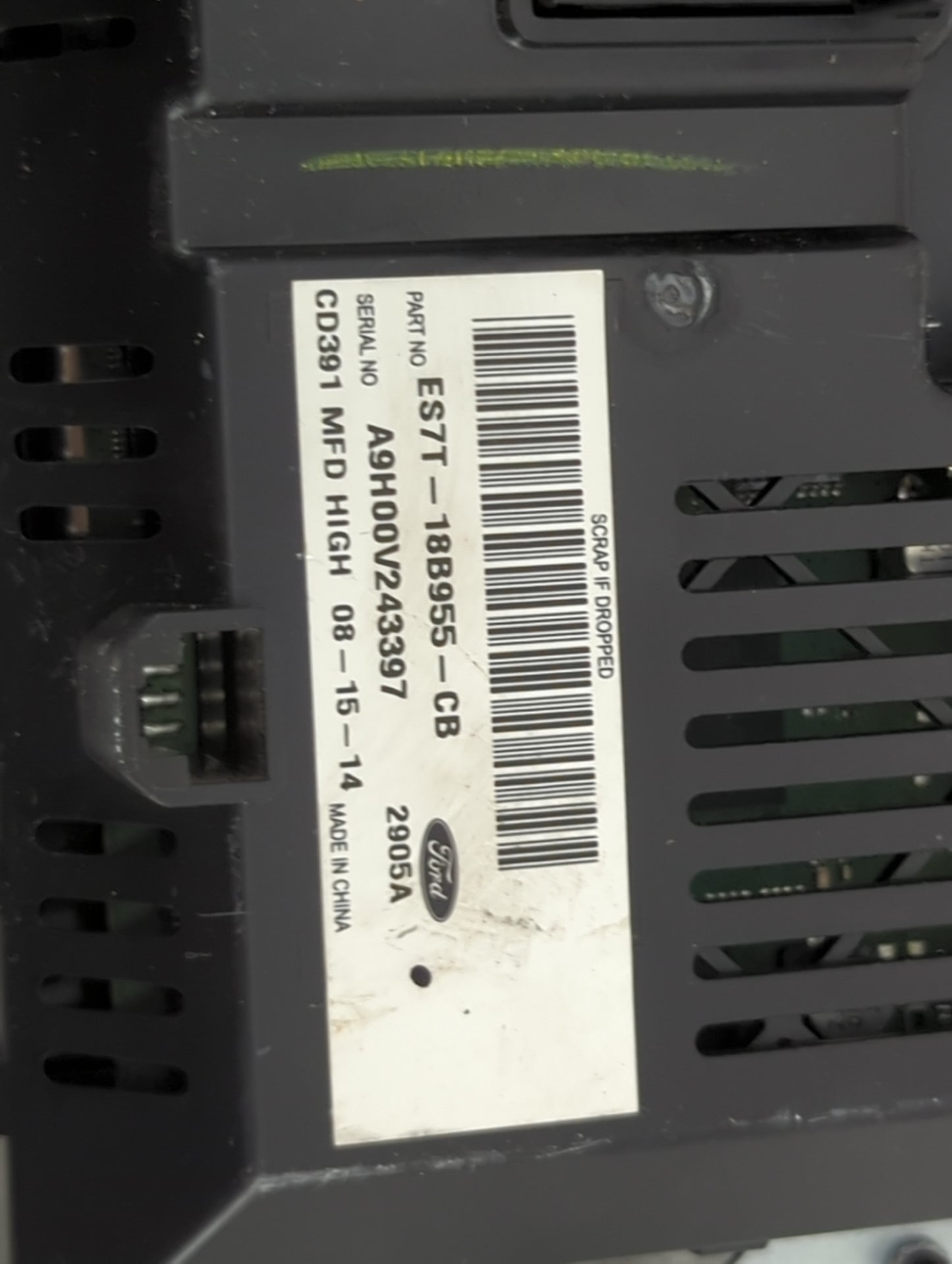 2014-2016 Ford Fusion Information Display Screen 1487842 - Oemusedautoparts1.com