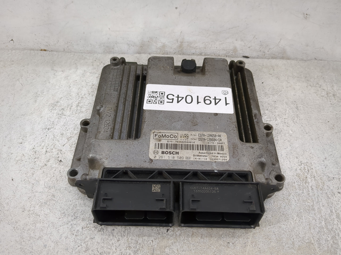 2014-2016 Ford Fusion PCM Engine Control Computer ECU ECM PCU OEM P/N:ES7A-12A650-AK DS7A-12B684-DA Fits Fits 2014 2015 2016